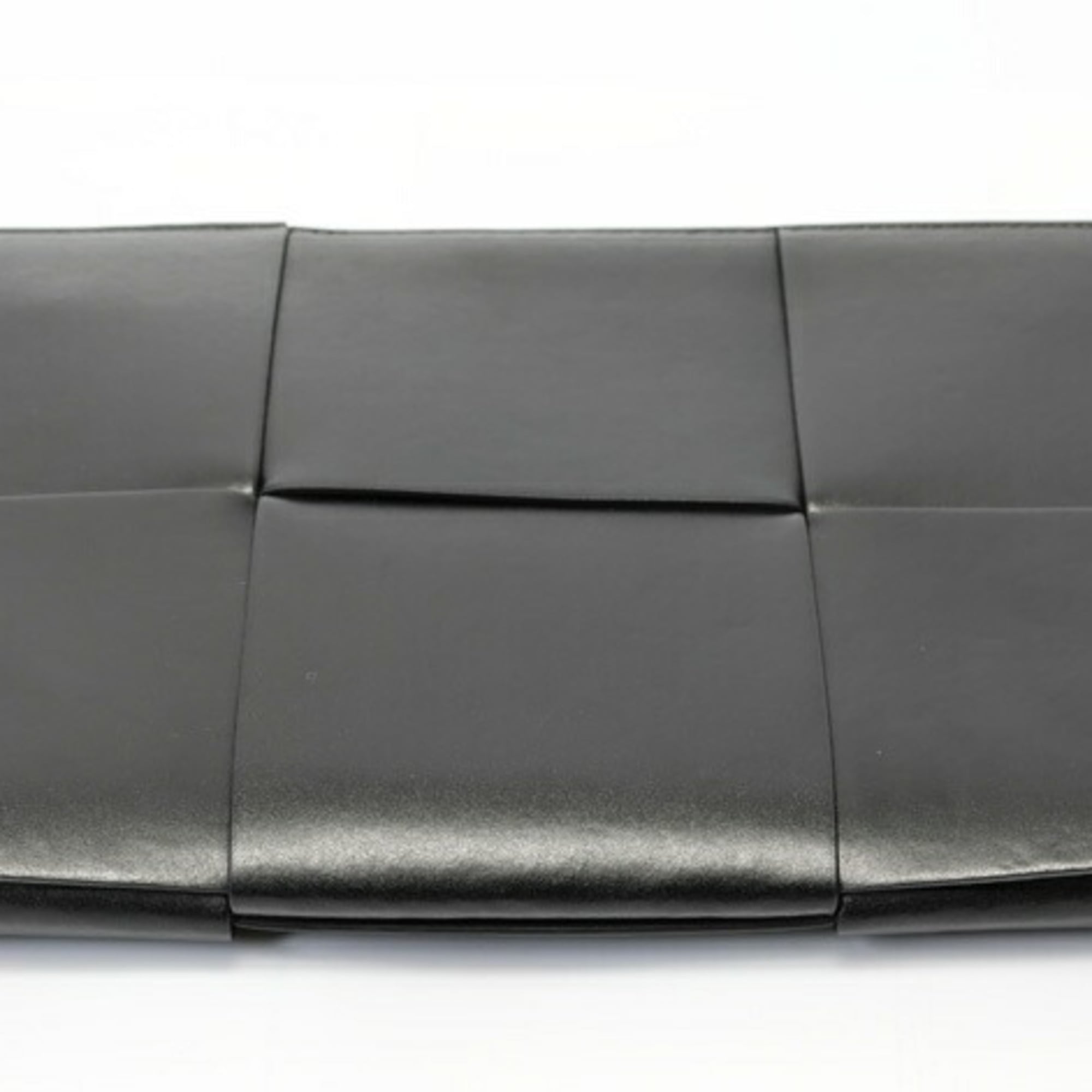 Bottega Veneta Black Intrecciato Clutch Bag Document Case