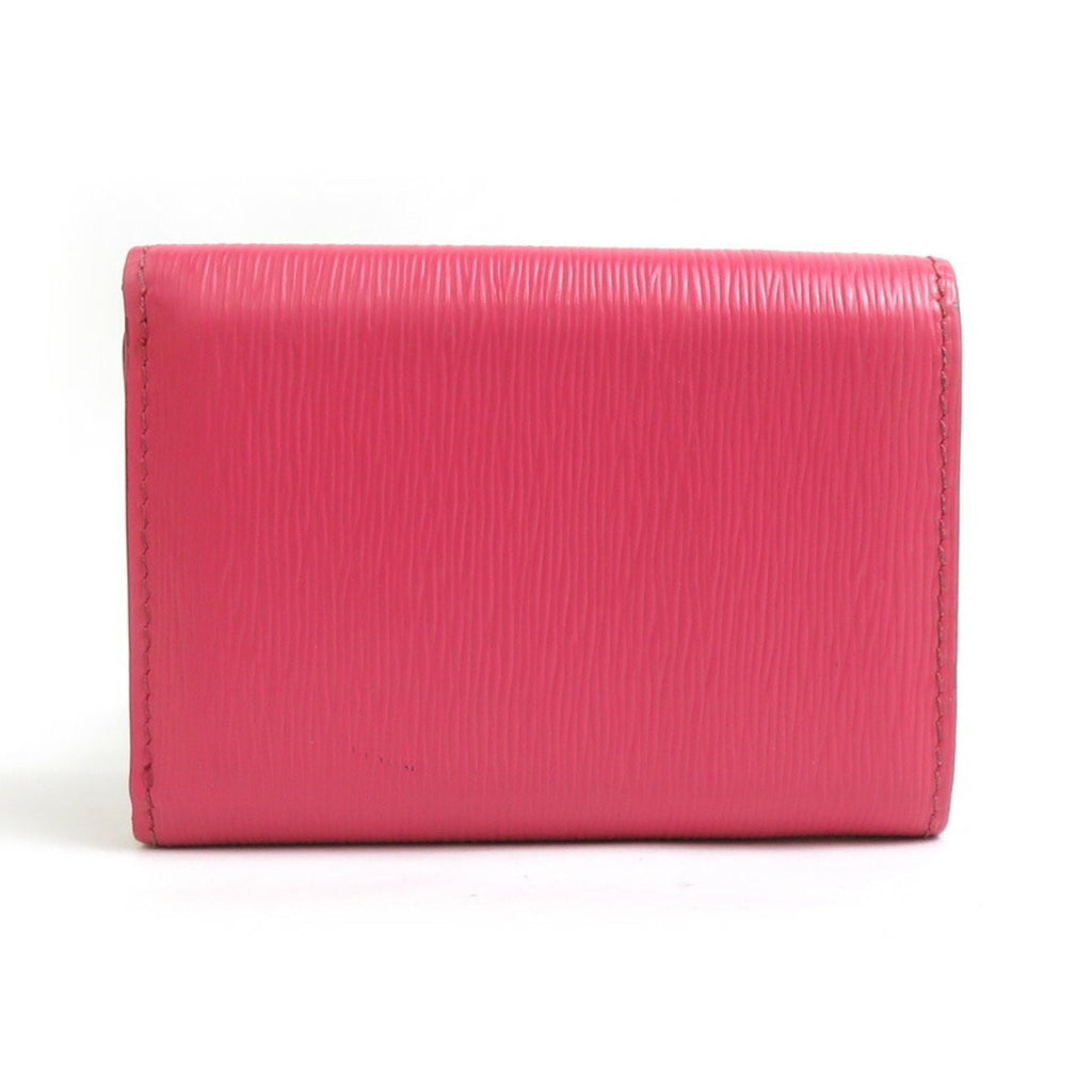 Prada Pink Leather Wallet (Tri-Fold)
