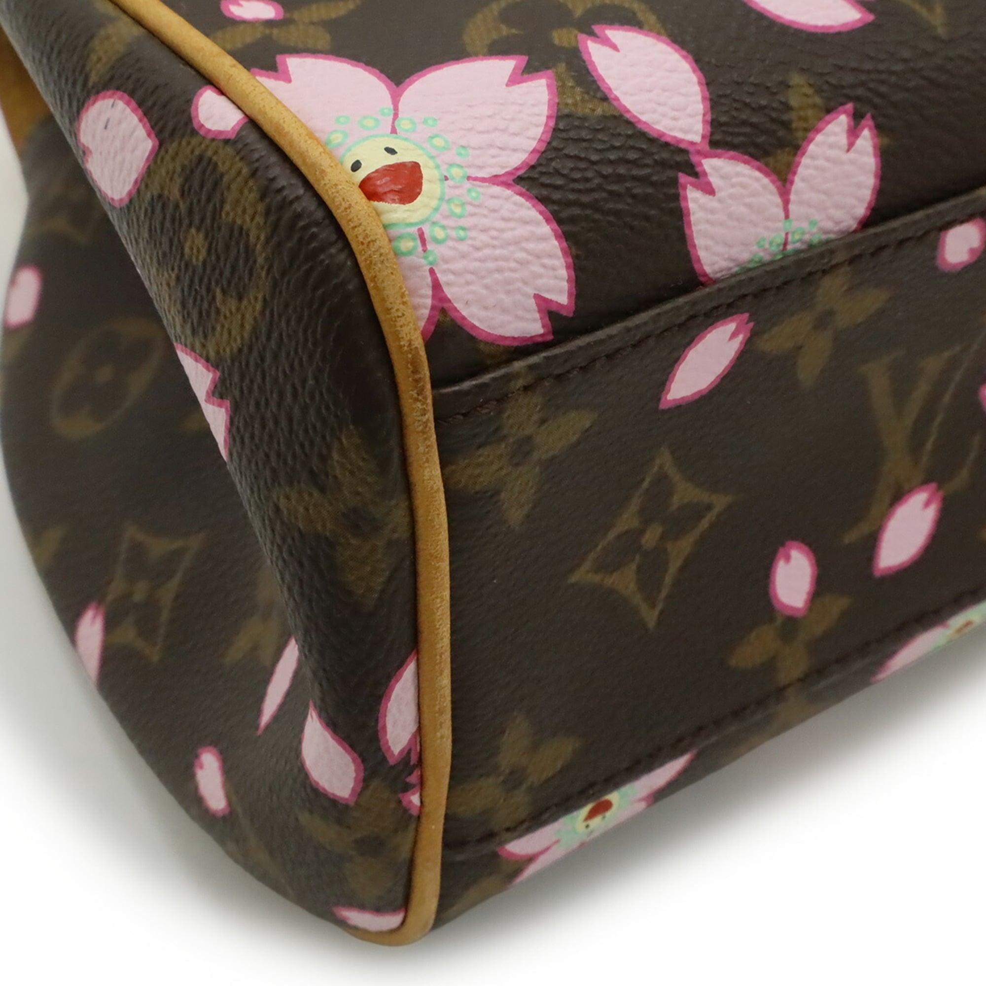 Louis Vuitton Monogram Cherry Blossom Brown Pink Monogram Handbag