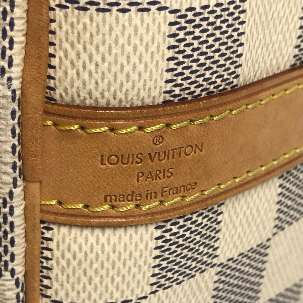 Louis Vuitton Damier Azur White Damier Azur Boston Bag Handbag Shoulder Bag