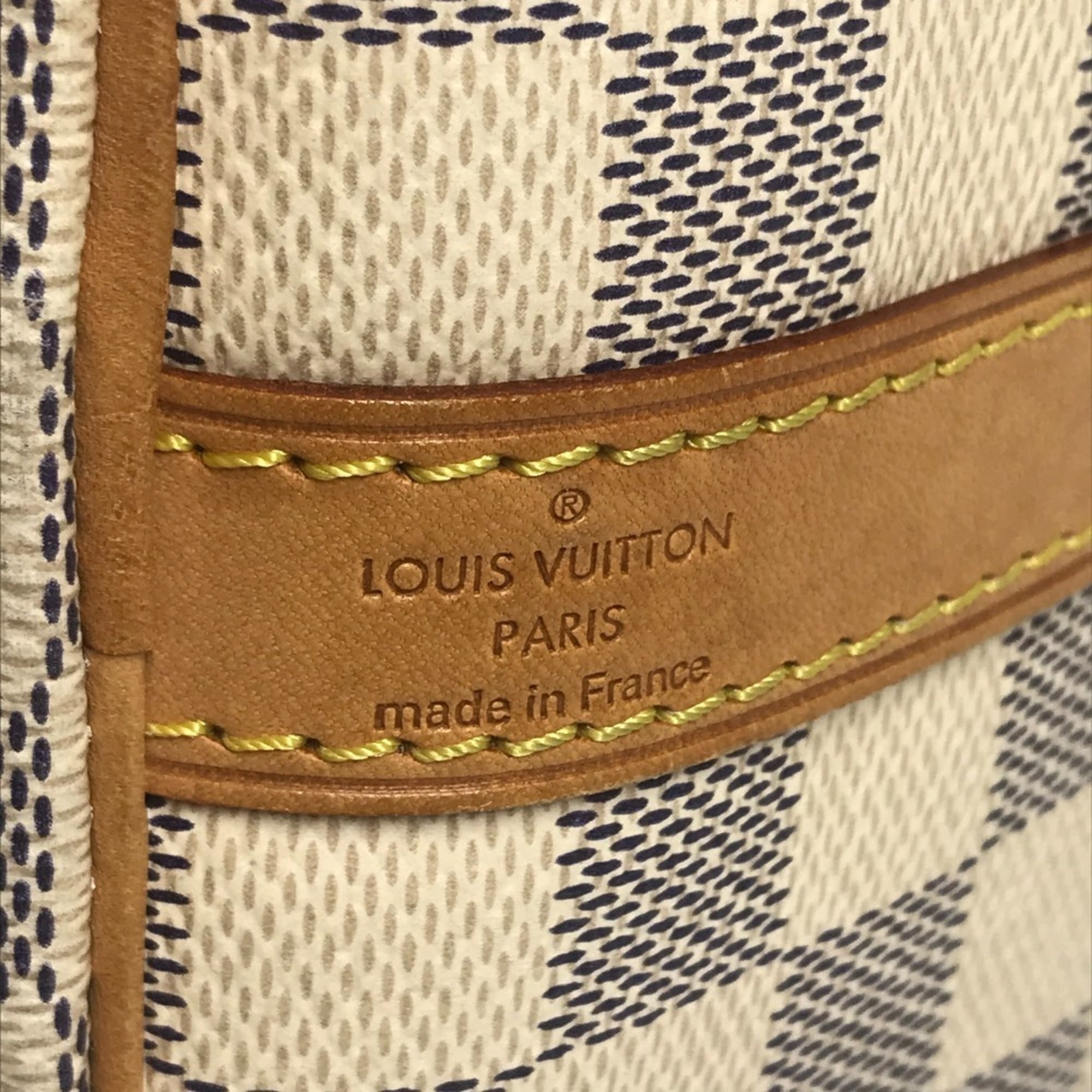 Louis Vuitton Damier Azur White Damier Azur Boston Bag Handbag Shoulder Bag