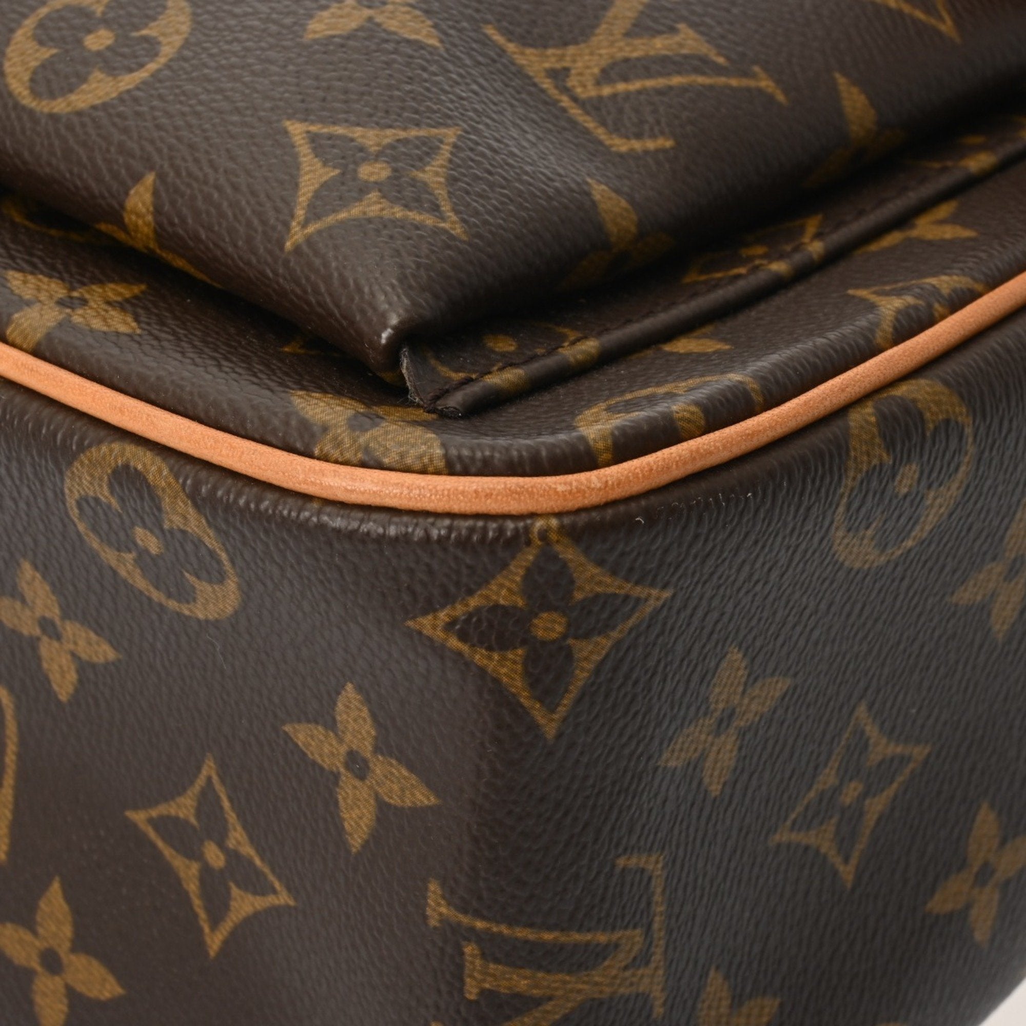 Louis Vuitton Brown Monogram Canvas Shoulder Bag