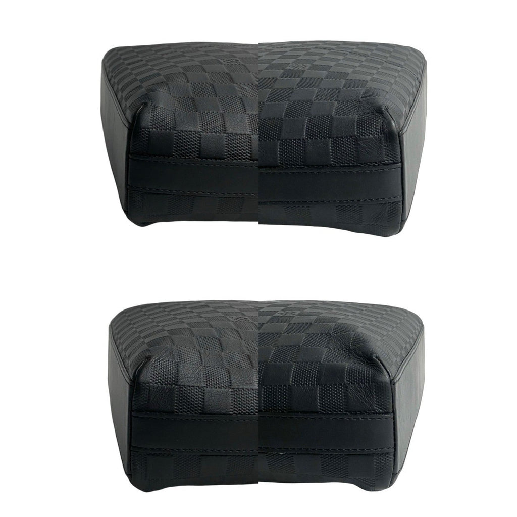 Louis Vuitton Black Leather Shoulder Bag