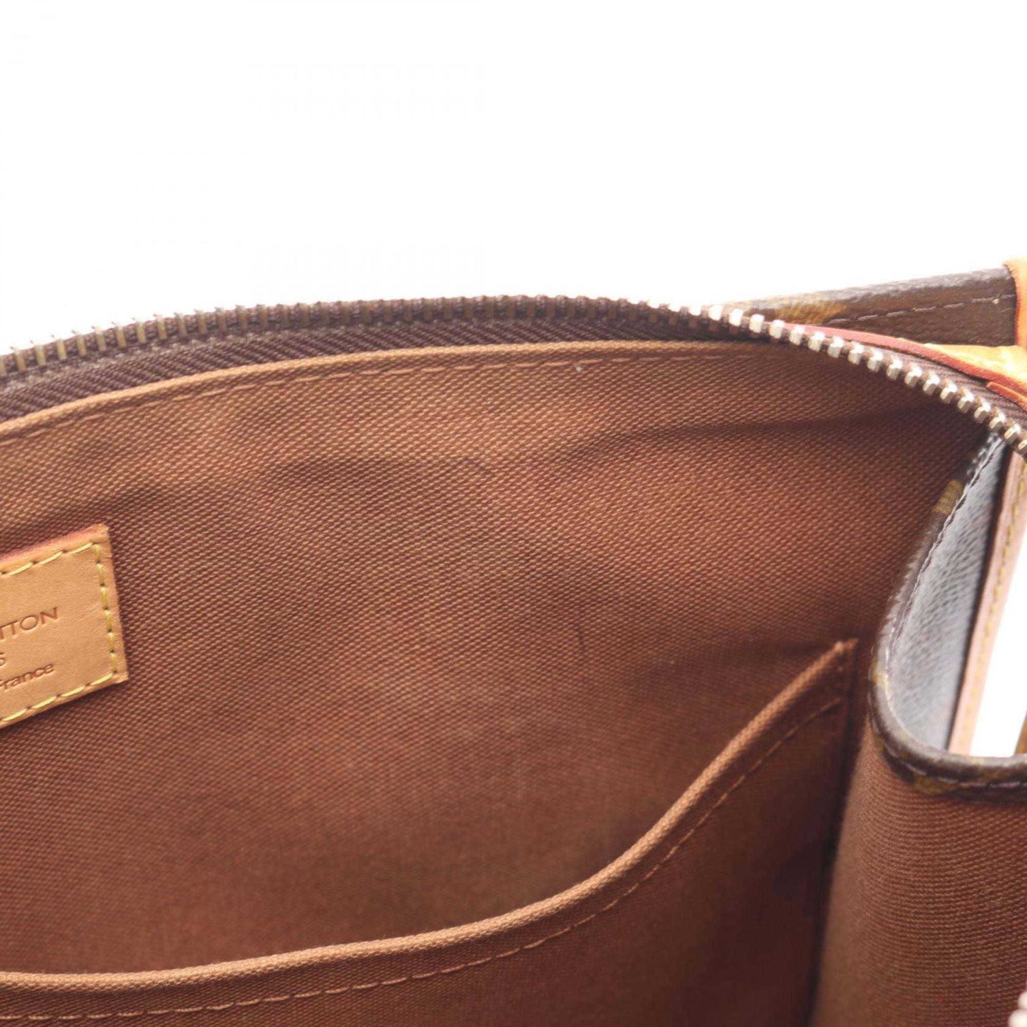 Louis Vuitton Brown Coated Canvas Pvc Monogram Leather Tote Bag