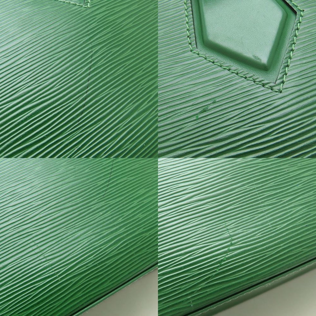 Louis Vuitton Epi Borneo Green Leather Handbag