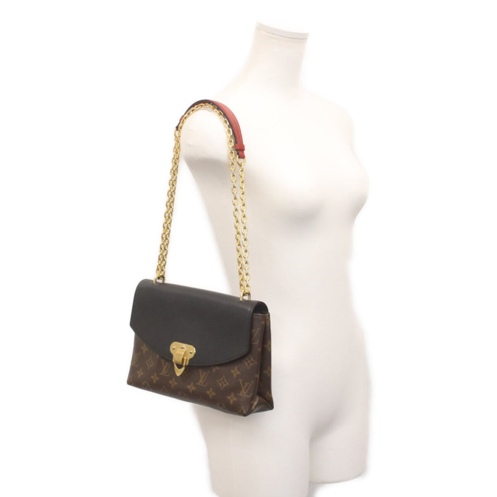 Louis Vuitton Black Brown Monogram Shoulder Bag
