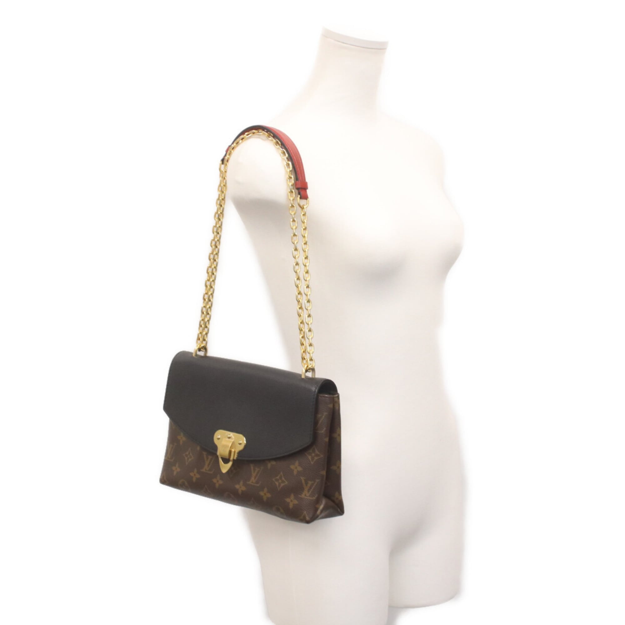 Louis Vuitton Black Brown Monogram Shoulder Bag
