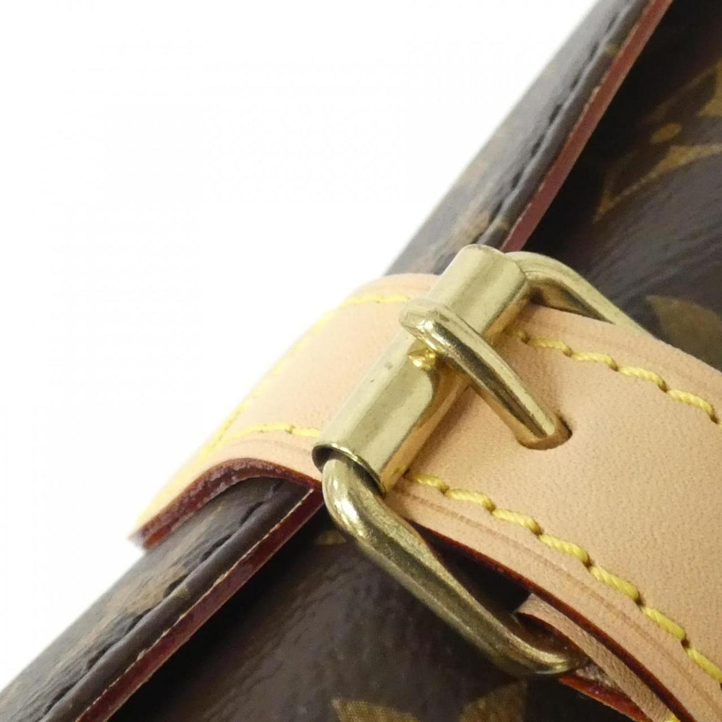 Louis Vuitton Brown Coated Canvas Pouch
