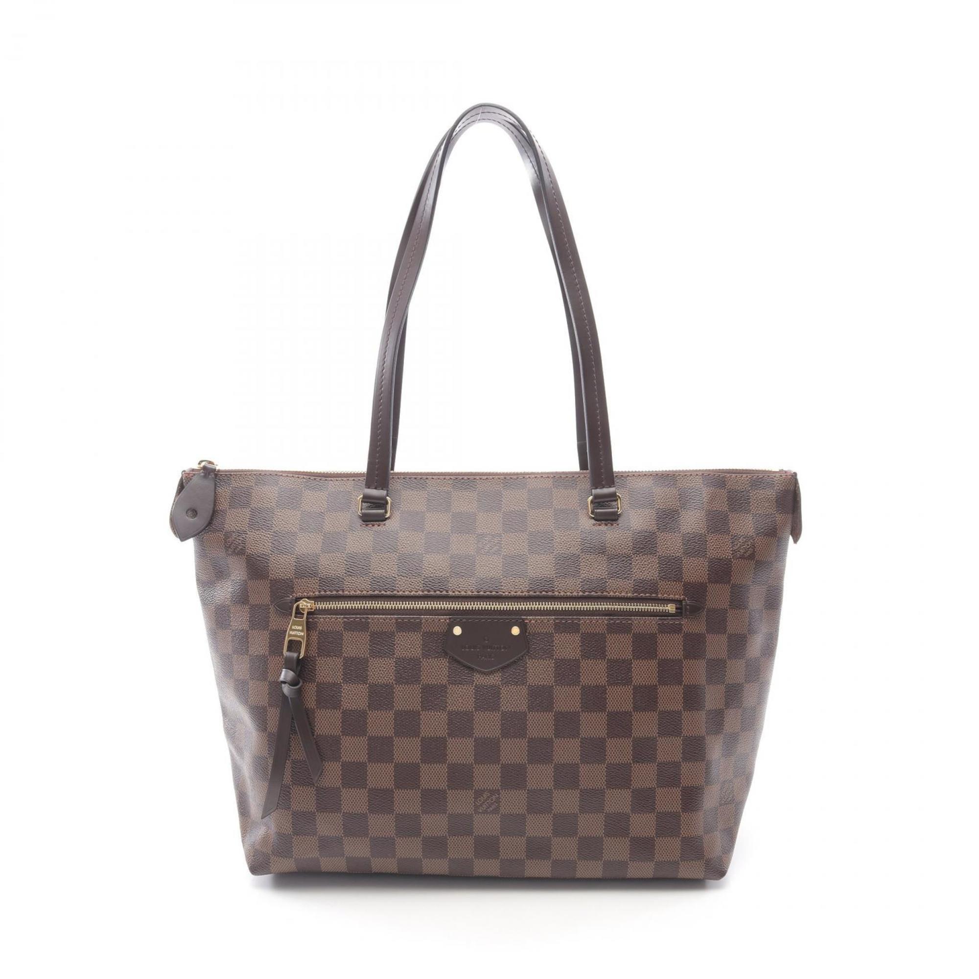 Louis Vuitton Brown Coated Canvas Pvc Leather Tote Bag