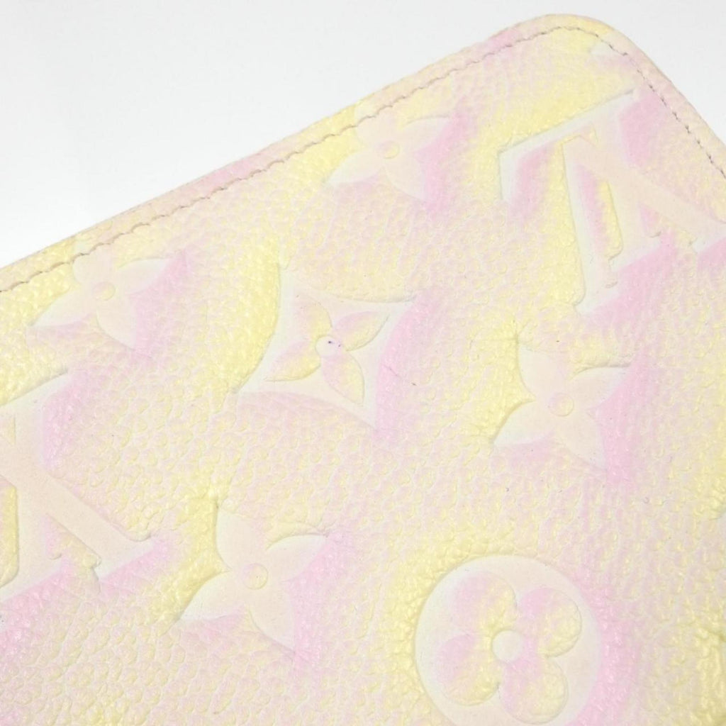 Louis Vuitton Light Pink Leather Long Wallet