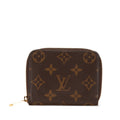 Louis Vuitton Brown Pvc Leather Coin Purse/Coin Case