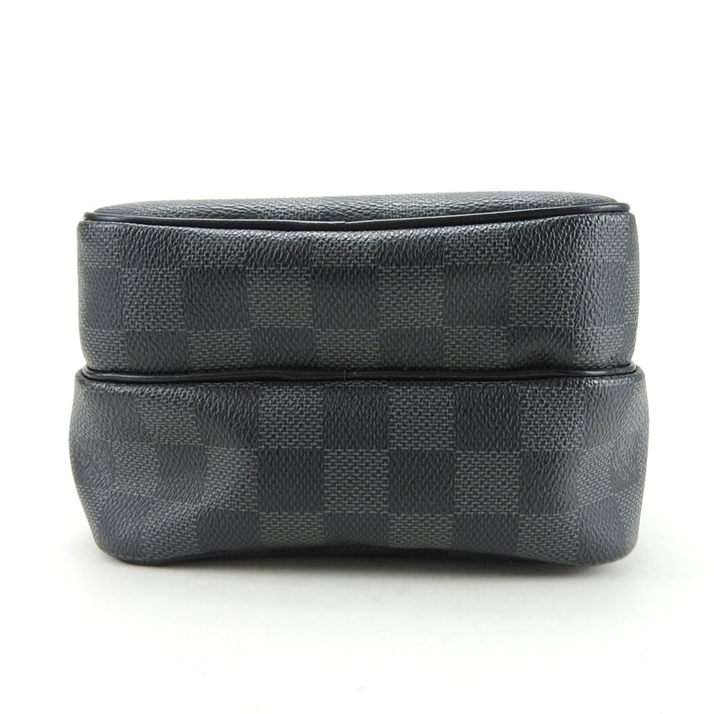 Louis Vuitton Damier Graphite Black Gray Damier Graphite Pochette Shoulder Bag