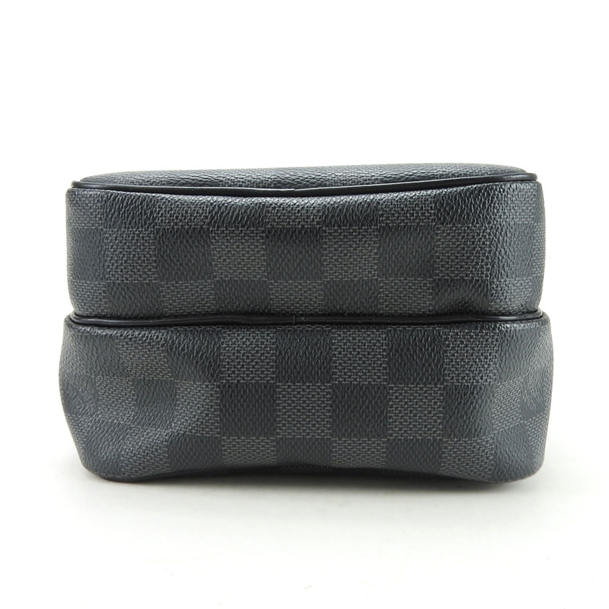 Louis Vuitton Damier Graphite Black Gray Damier Graphite Pochette Shoulder Bag