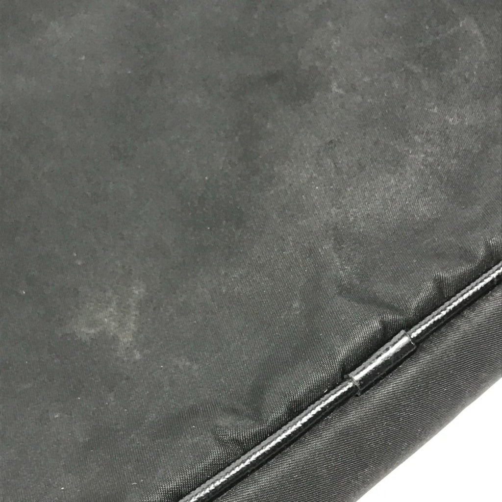 Prada Black Cloth Briefcase