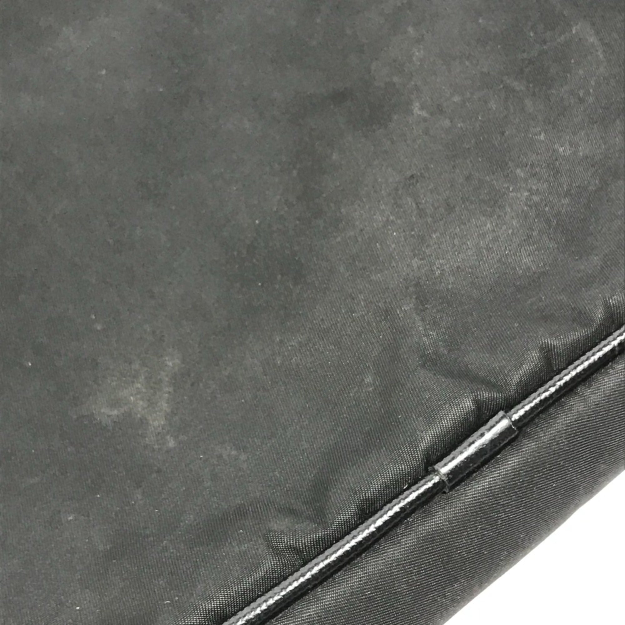 Prada Black Cloth Briefcase