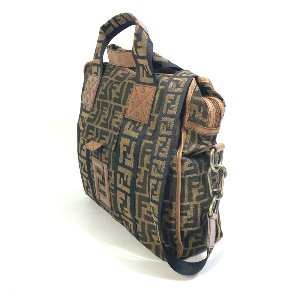 Fendi Brown Leather Tote Bag