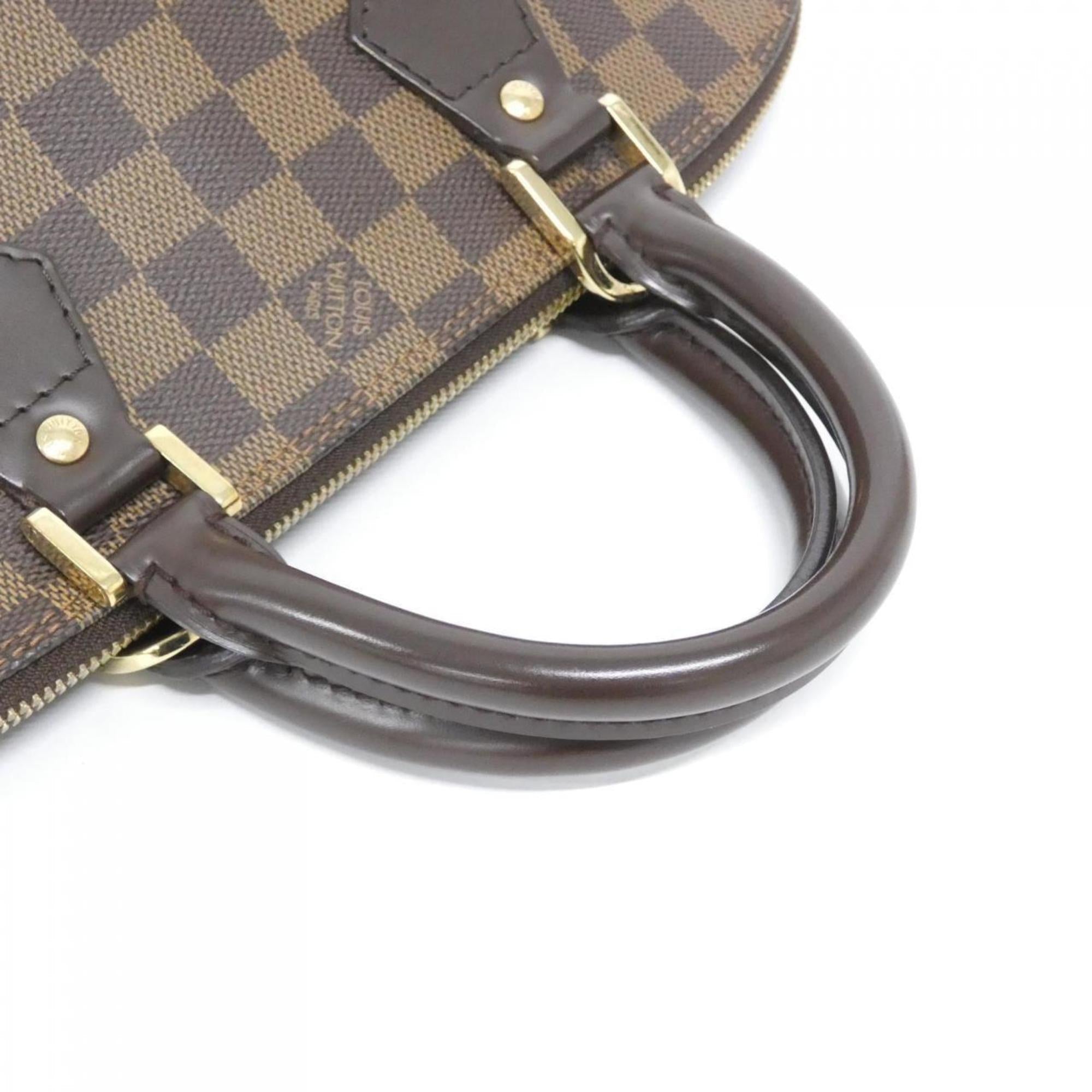 Louis Vuitton Brown Coated Canvas Handbag