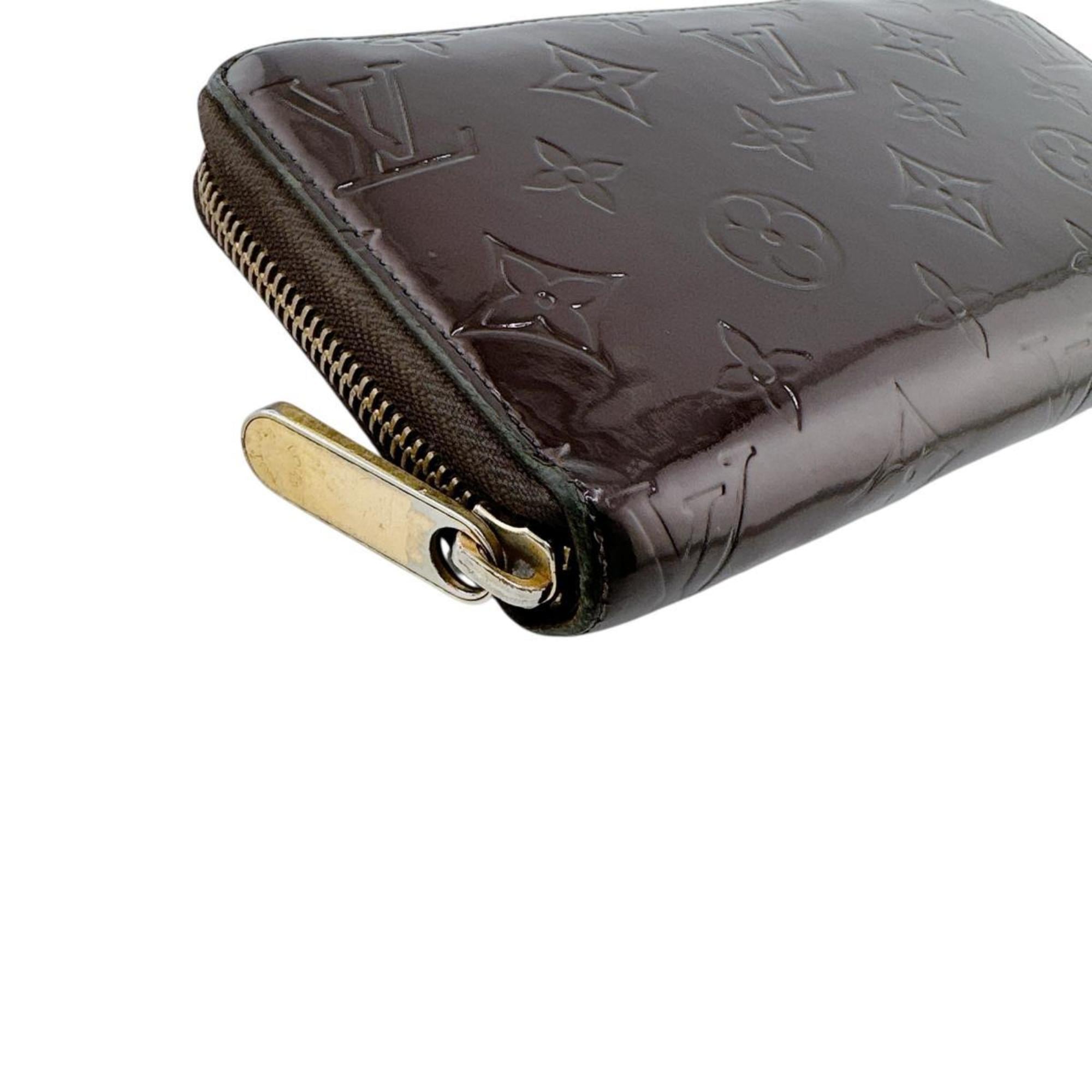 Louis Vuitton Magenta Monogram Vernis Long Wallet
