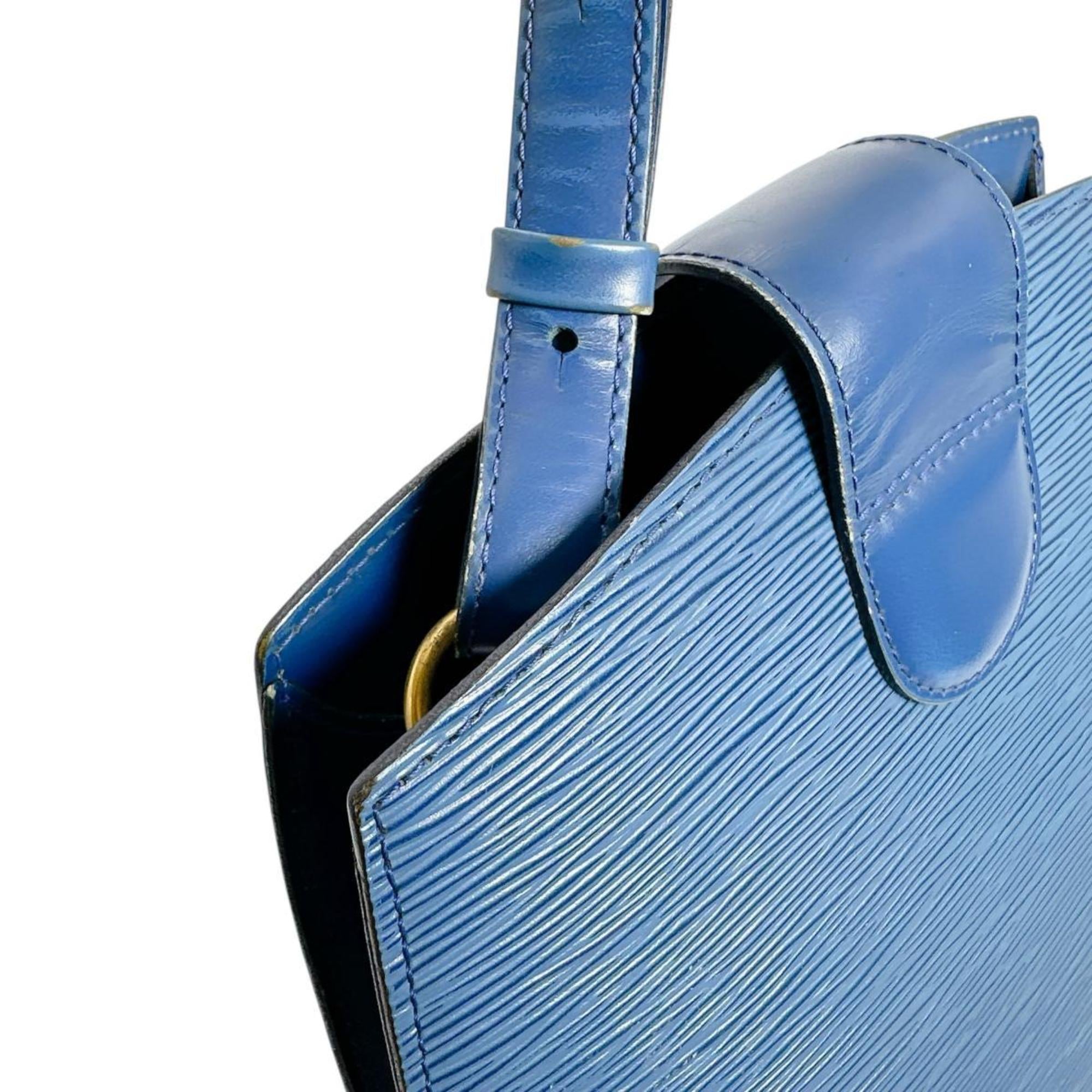Louis Vuitton Blue Epi Leather Shoulder Bag