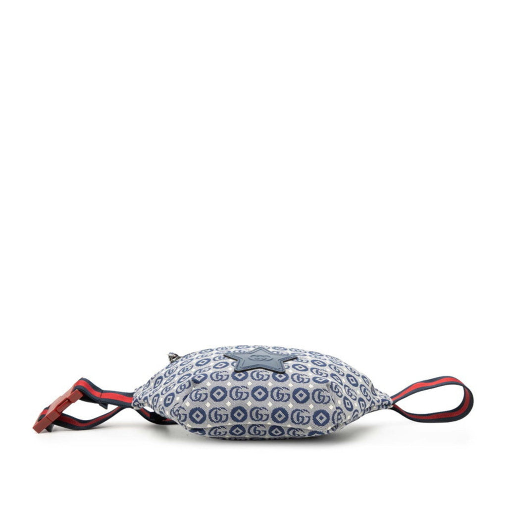 Gucci Blue Nylon Sling Bag (Pre-Owned)