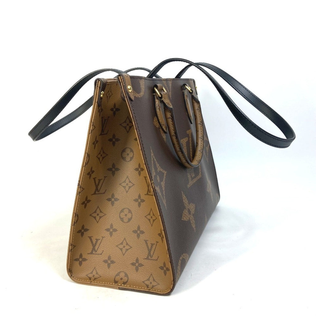 Louis Vuitton Beige Brown Monogram Shoulder Bag Tote Bag