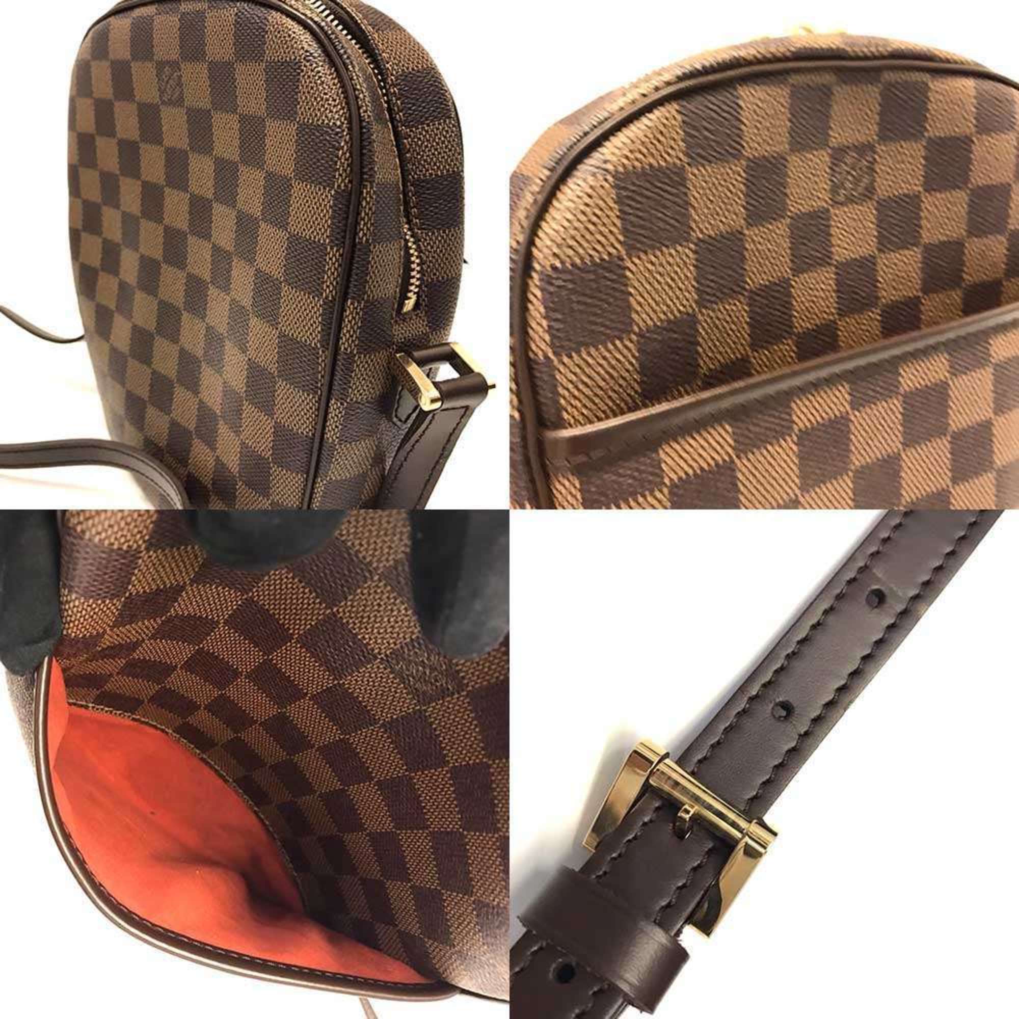 Louis Vuitton Damier Brown Damier Canvas Ebene Pochette Shoulder Bag