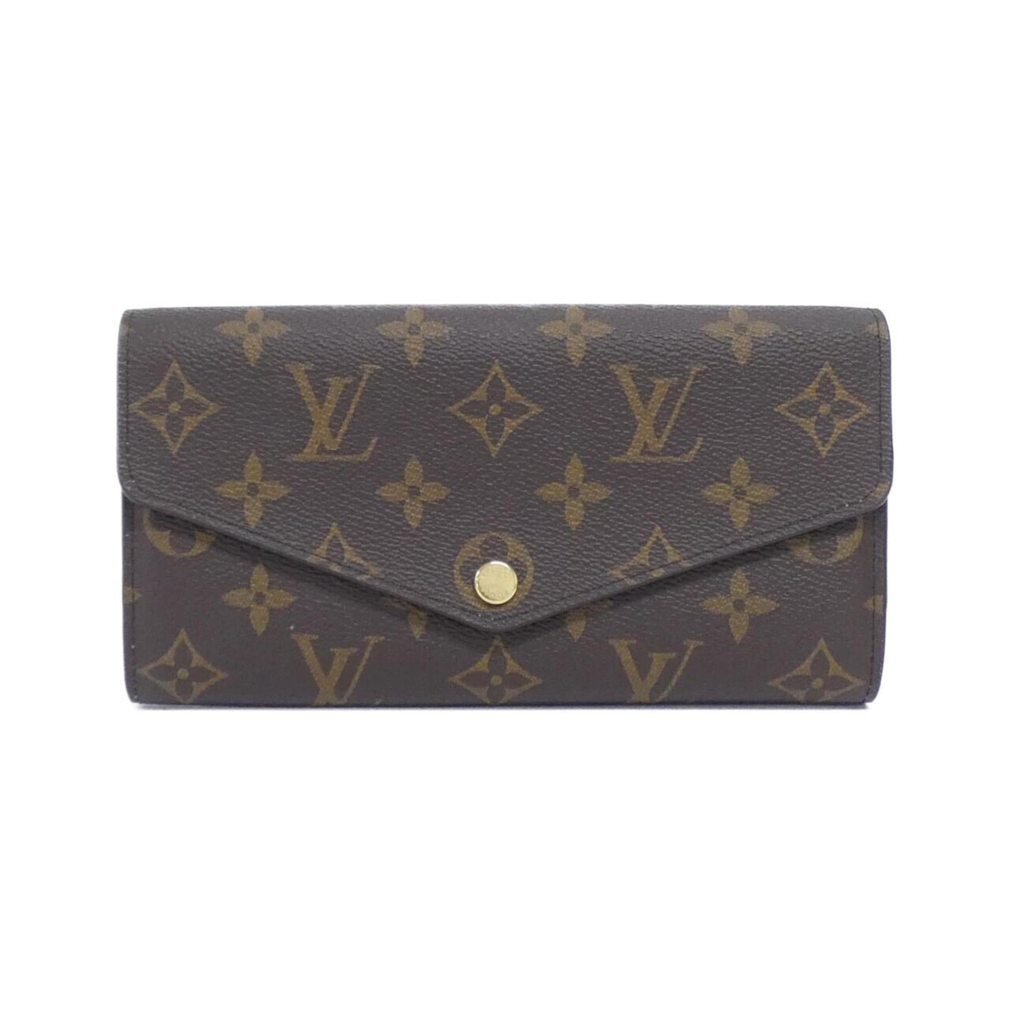 Louis Vuitton Brown Rose Ballerine Coated Canvas Long Wallet (Tri-Fold)