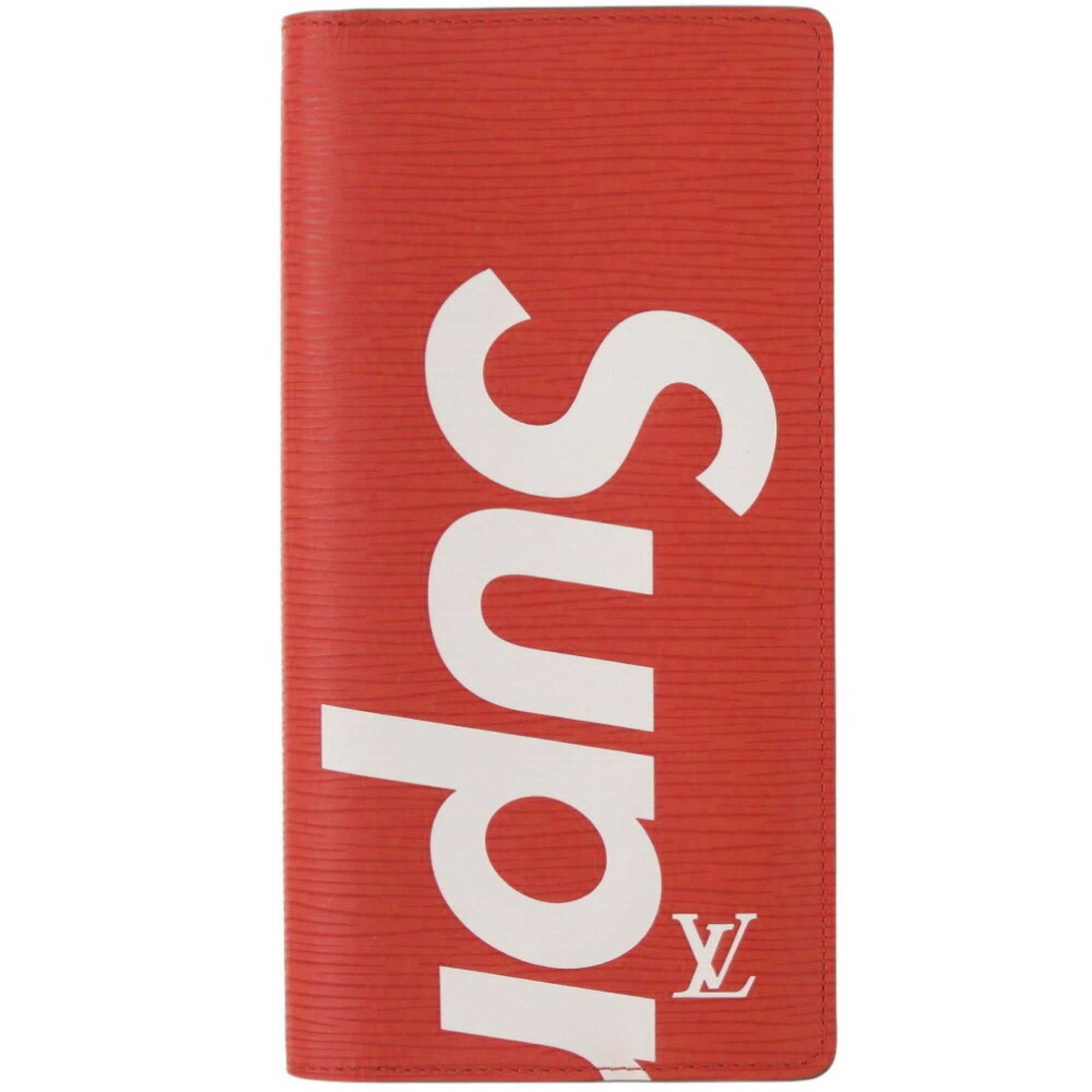 Louis Vuitton Red Color Epi Leather Long Wallet