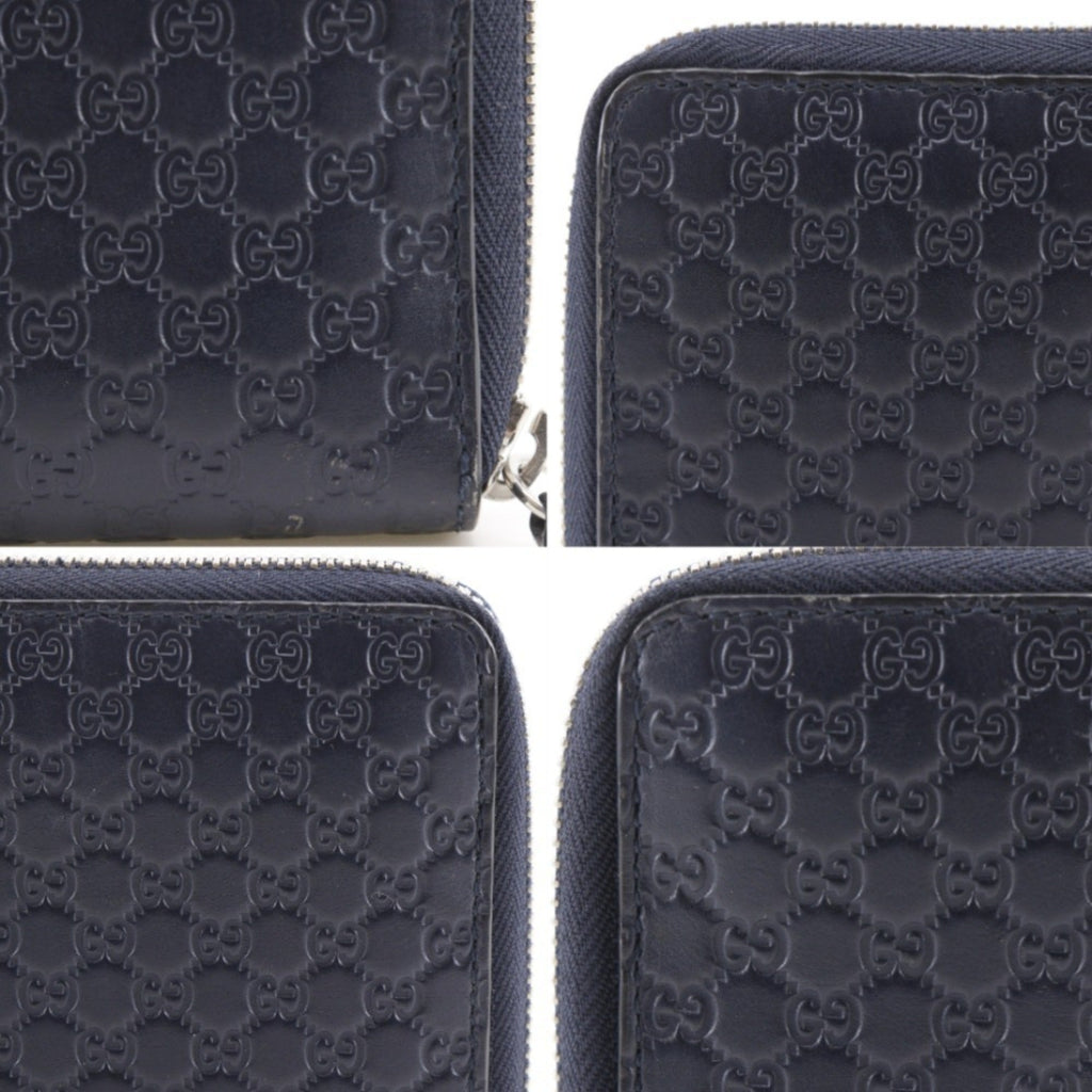 Gucci Black Leather Long Wallet (Bi-Fold) (Pre-Owned)