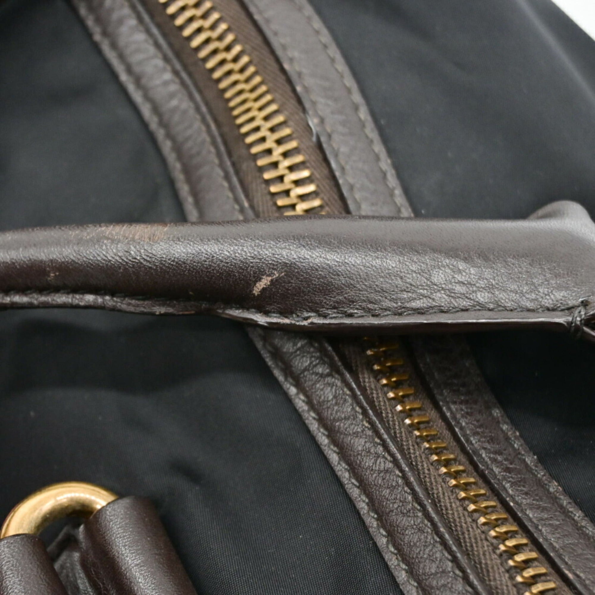 Prada Black Nylon Handbag Shoulder Bag