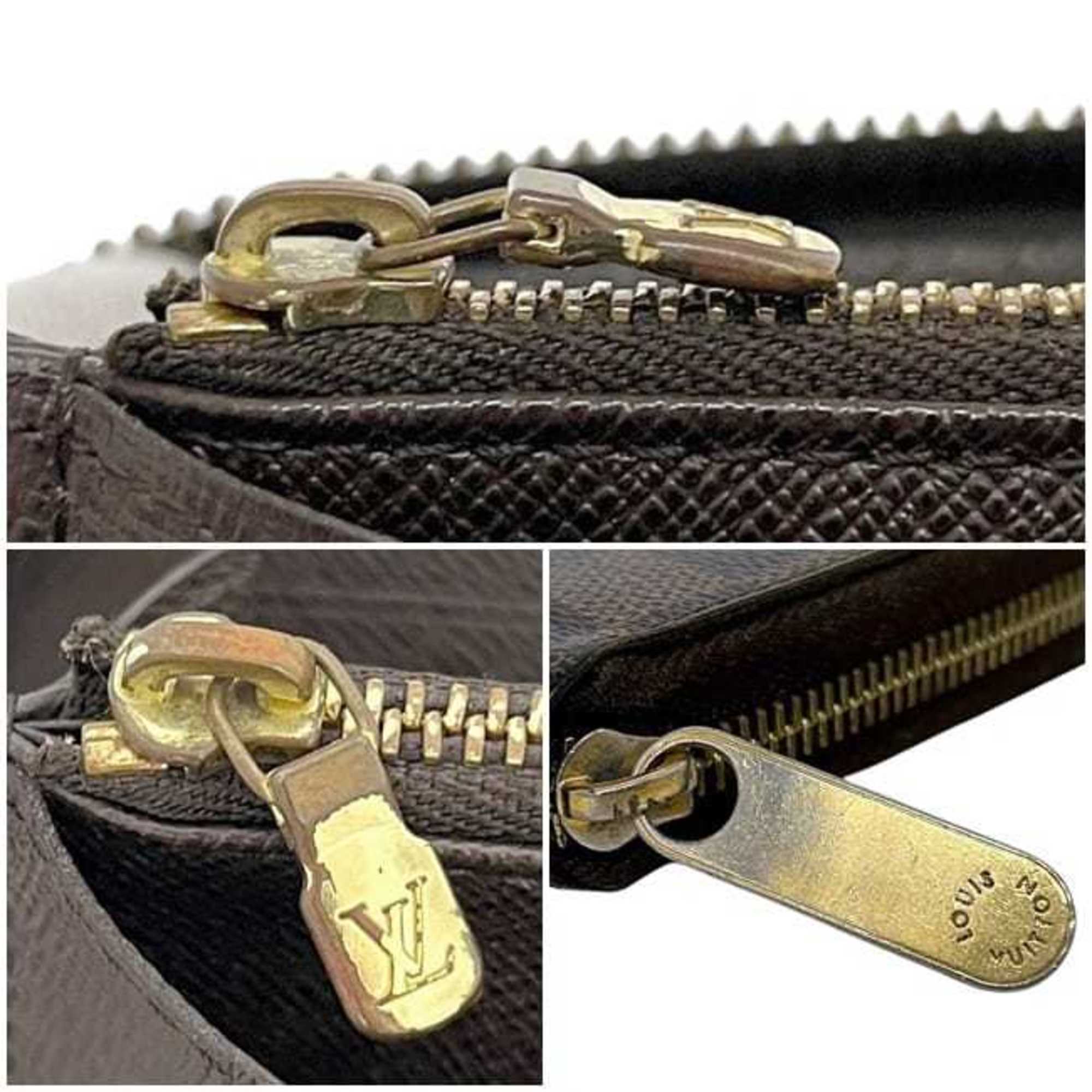 Louis Vuitton Damier Brown Damier Canvas Ebene Damier Canvas Coin Purse/Coin Case