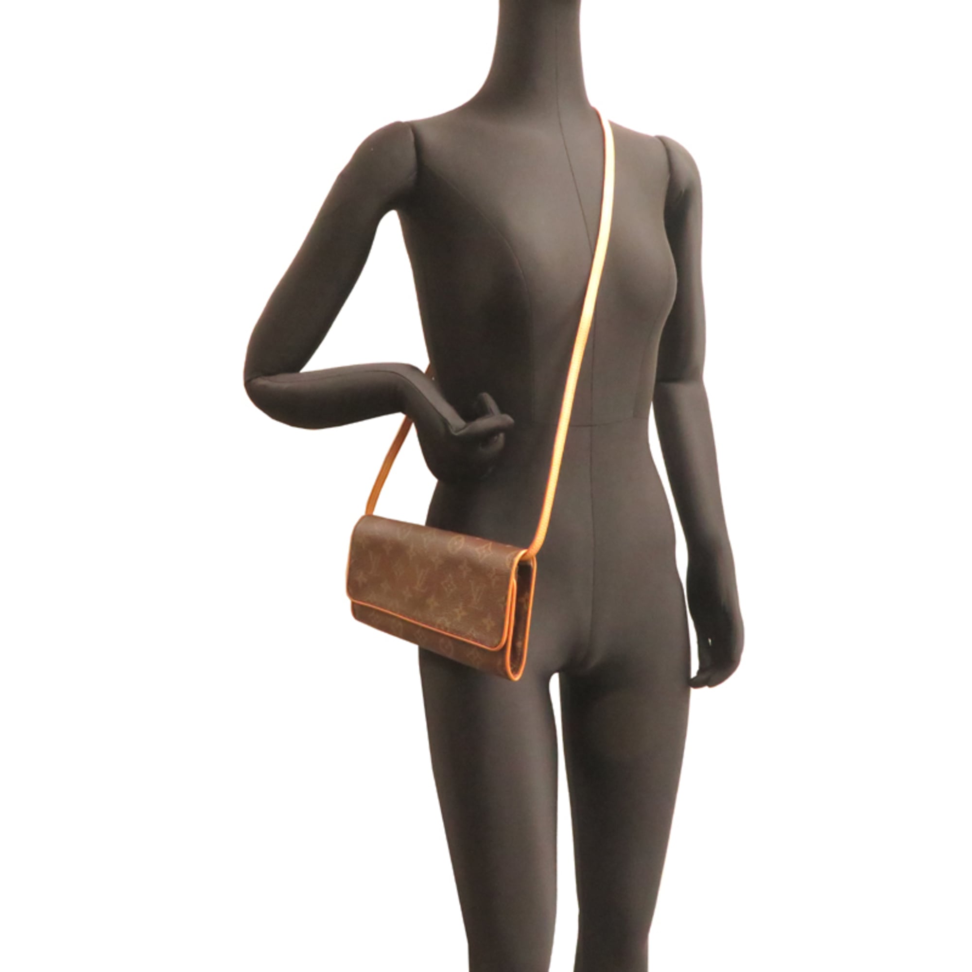 Louis Vuitton Brown Monogram Pochette Shoulder Bag