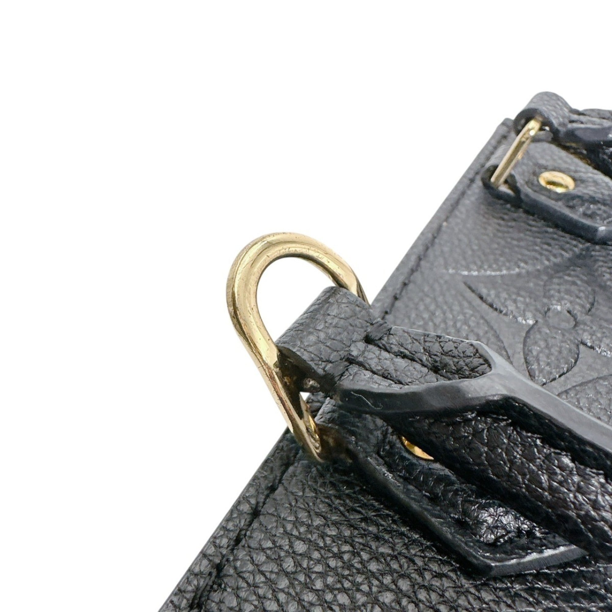 Louis Vuitton Black Monogram Empreinte Shoulder Bag