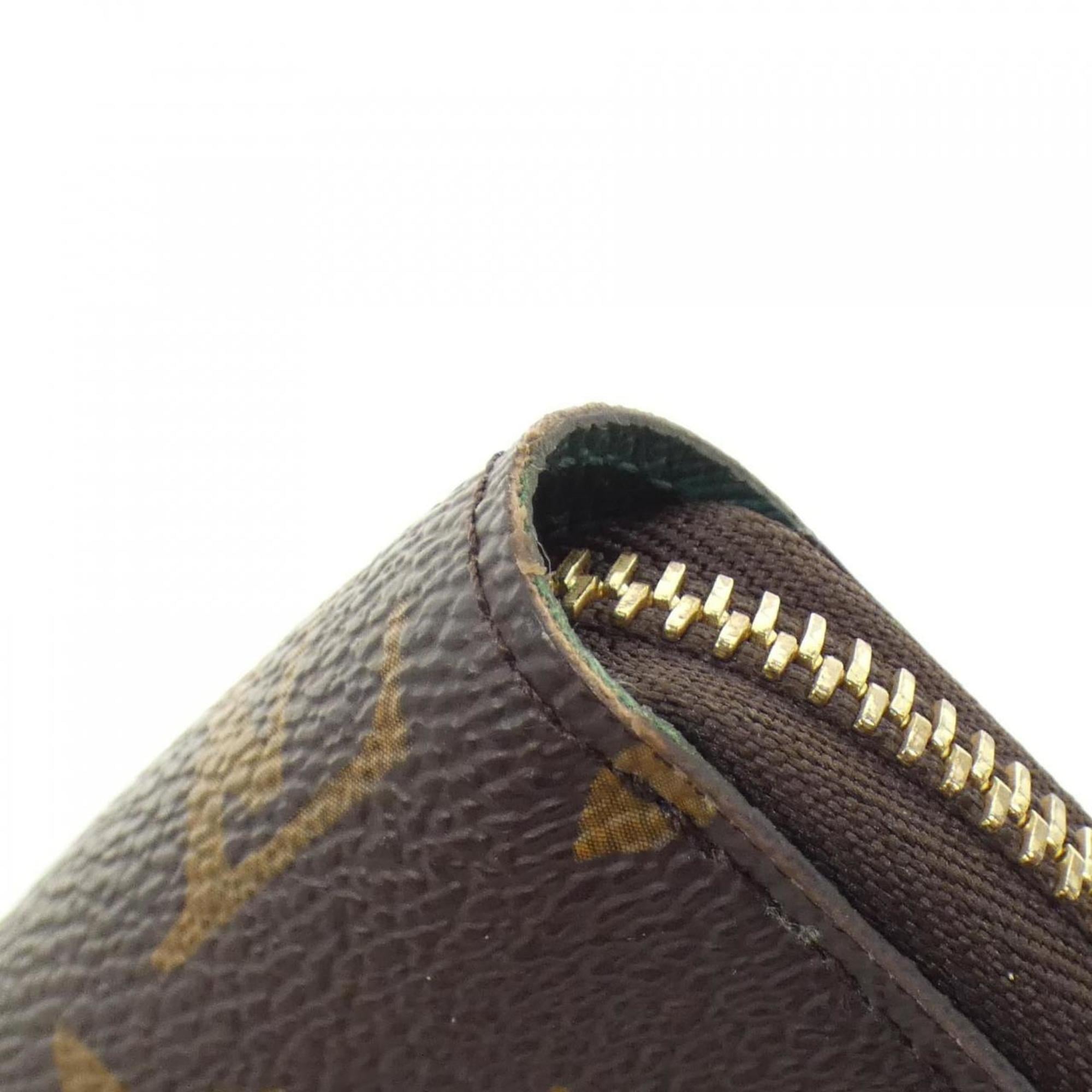 Louis Vuitton Marron Coated Canvas Long Wallet