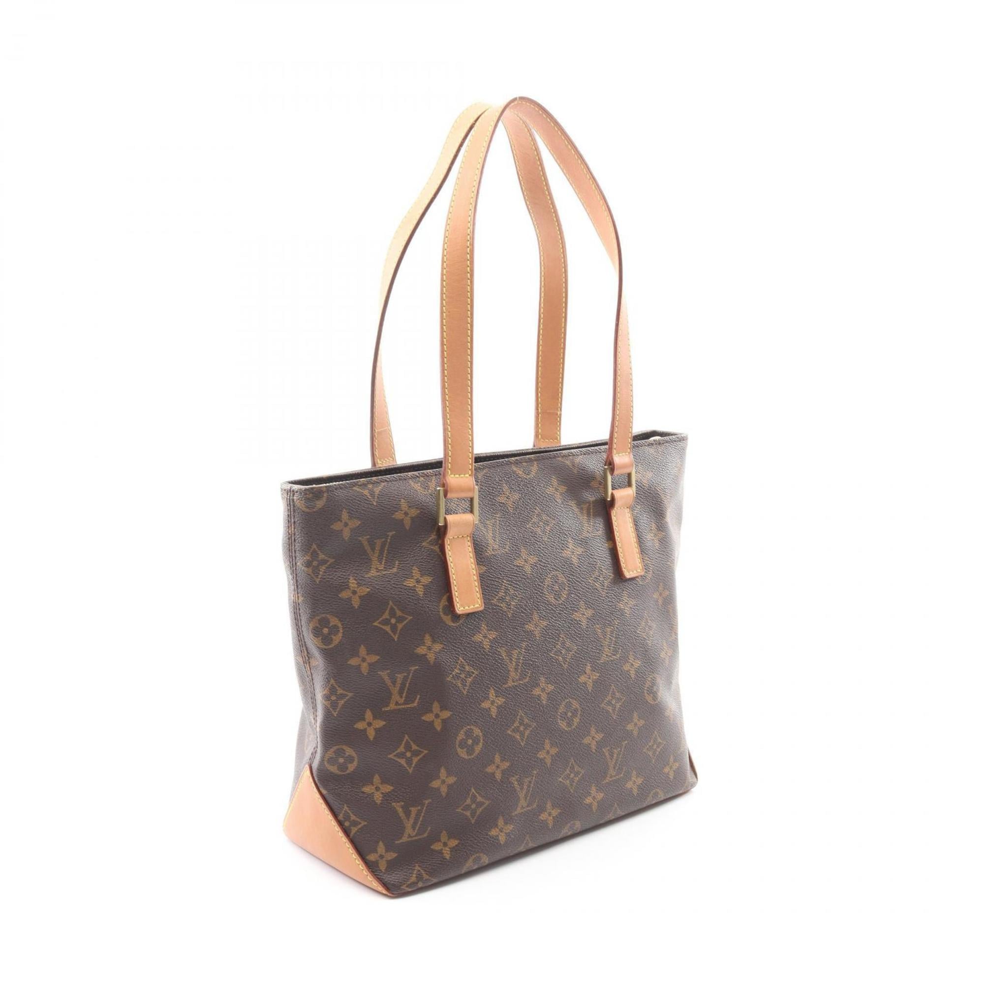 Louis Vuitton Brown Monogram Coated Canvas Leather Shoulder Bag