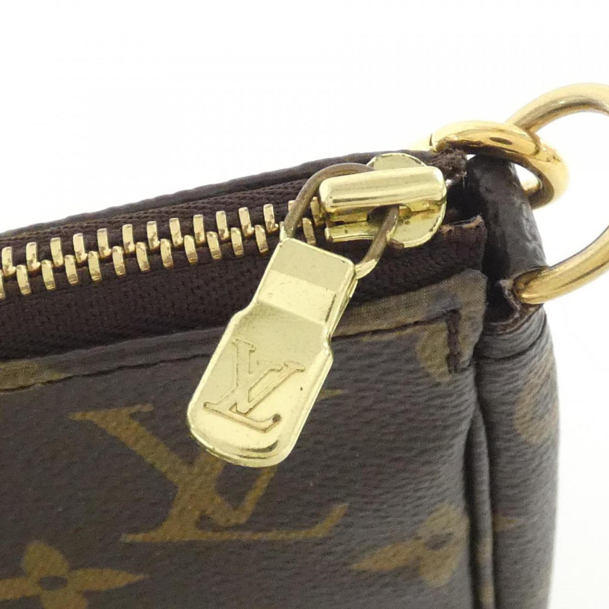 Louis Vuitton Marron Coated Canvas Pouch