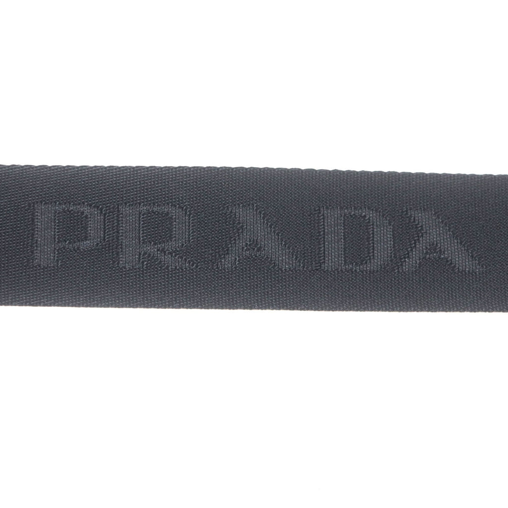 Prada Black Nylon Saffiano Shoulder Bag