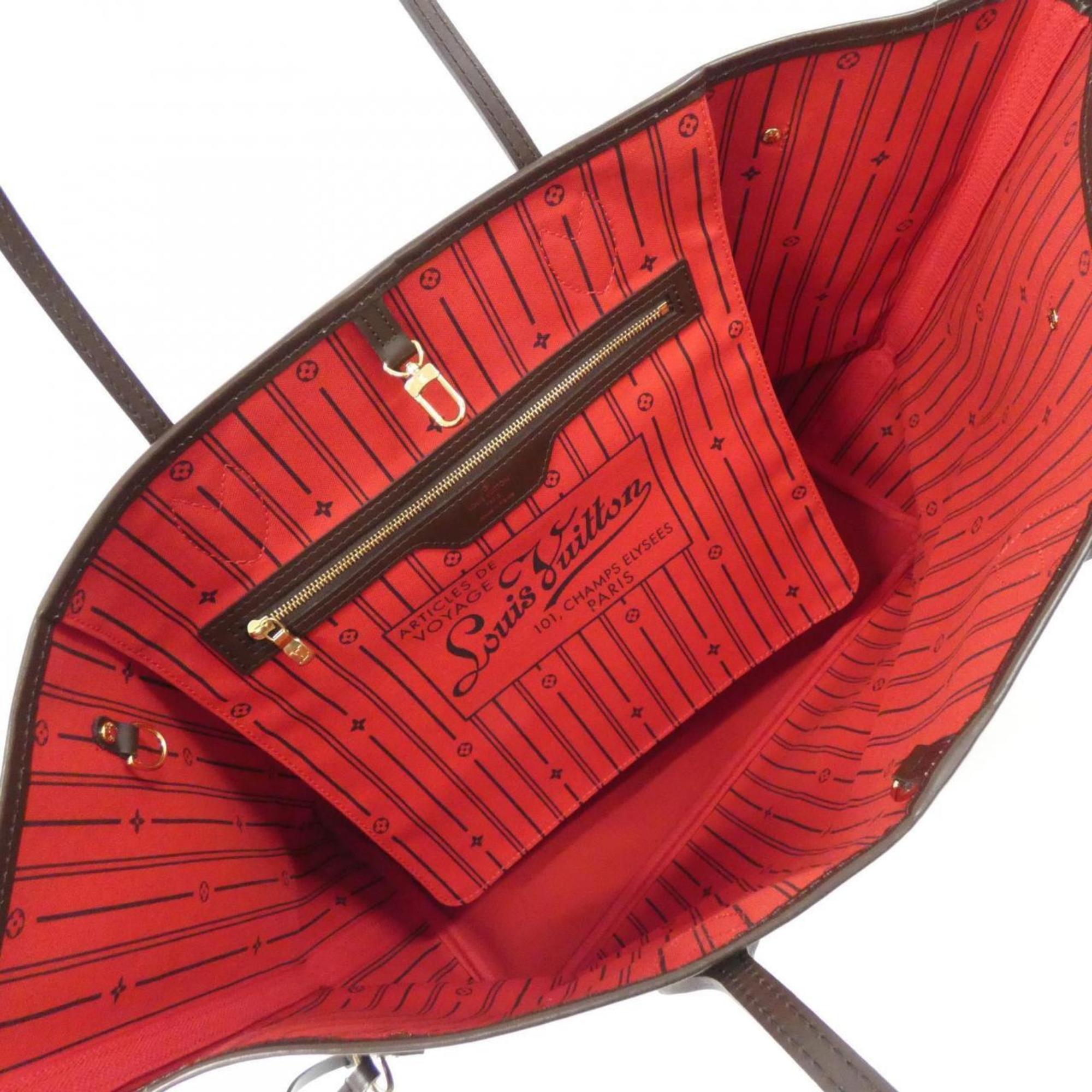 Louis Vuitton Ebene Coated Canvas Handbag