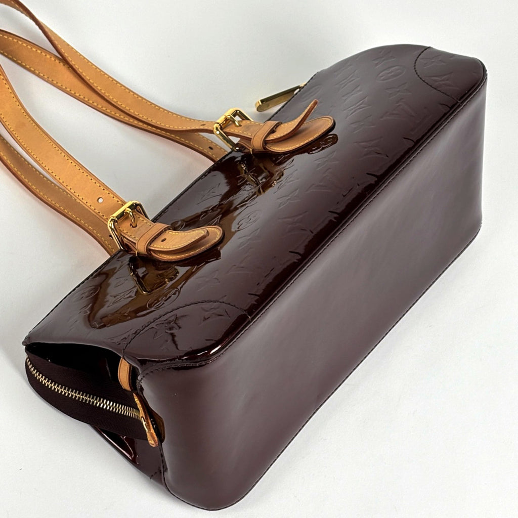 Louis Vuitton Amarante Monogram Vernis Handbag Shoulder Bag