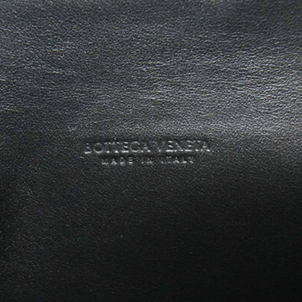 Bottega Veneta Black Leather Clutch Bag Pouch