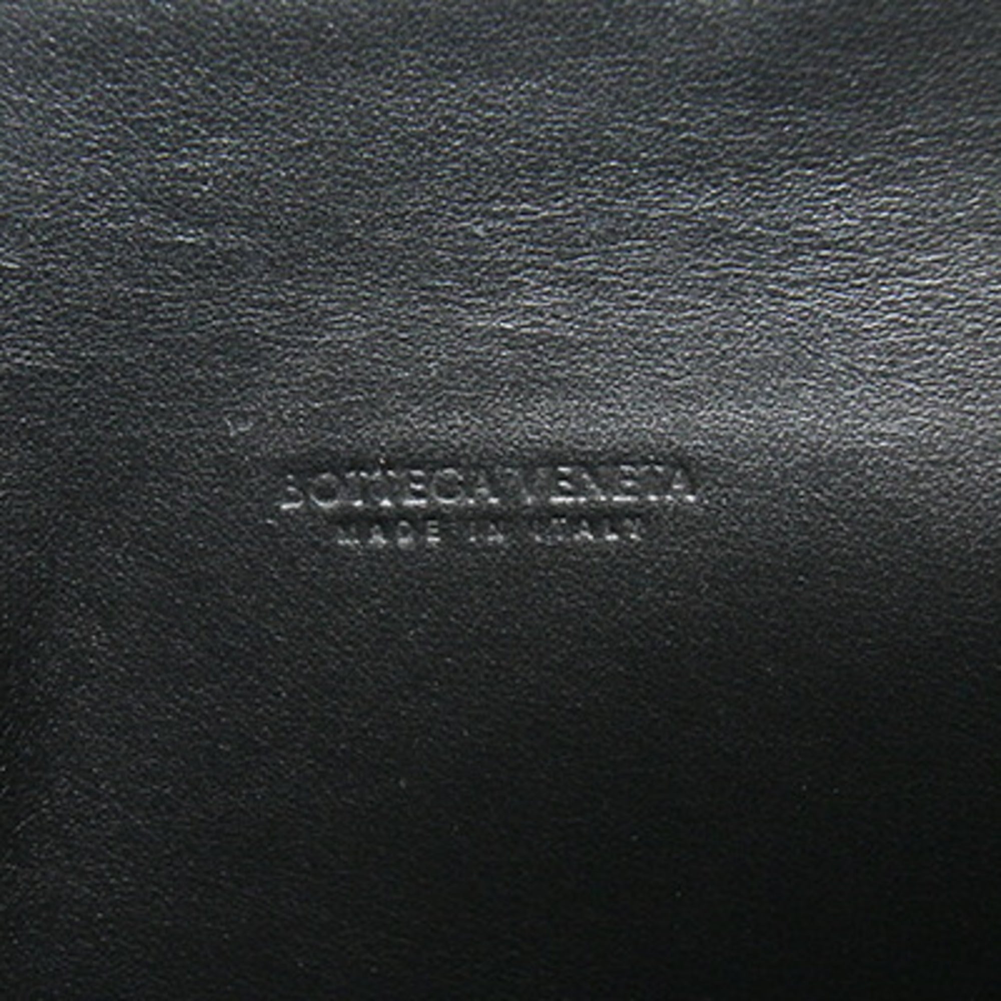 Bottega Veneta Black Leather Clutch Bag Pouch