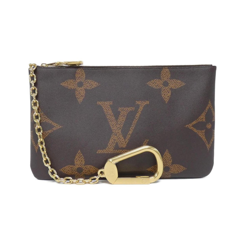 Louis Vuitton Marron Coated Canvas Handbag Pochette