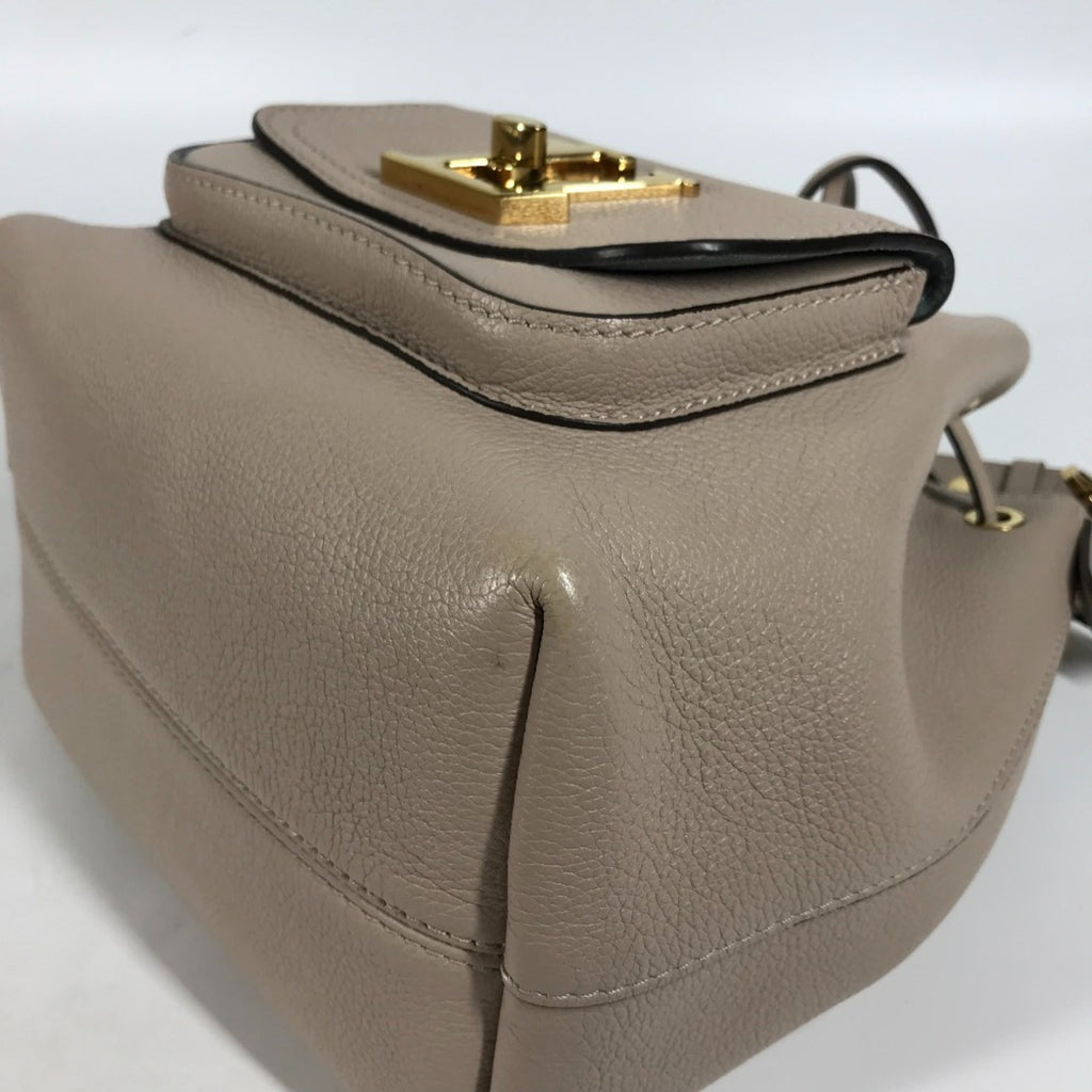 Louis Vuitton Beige Sand Leather Handbag Shoulder Bag