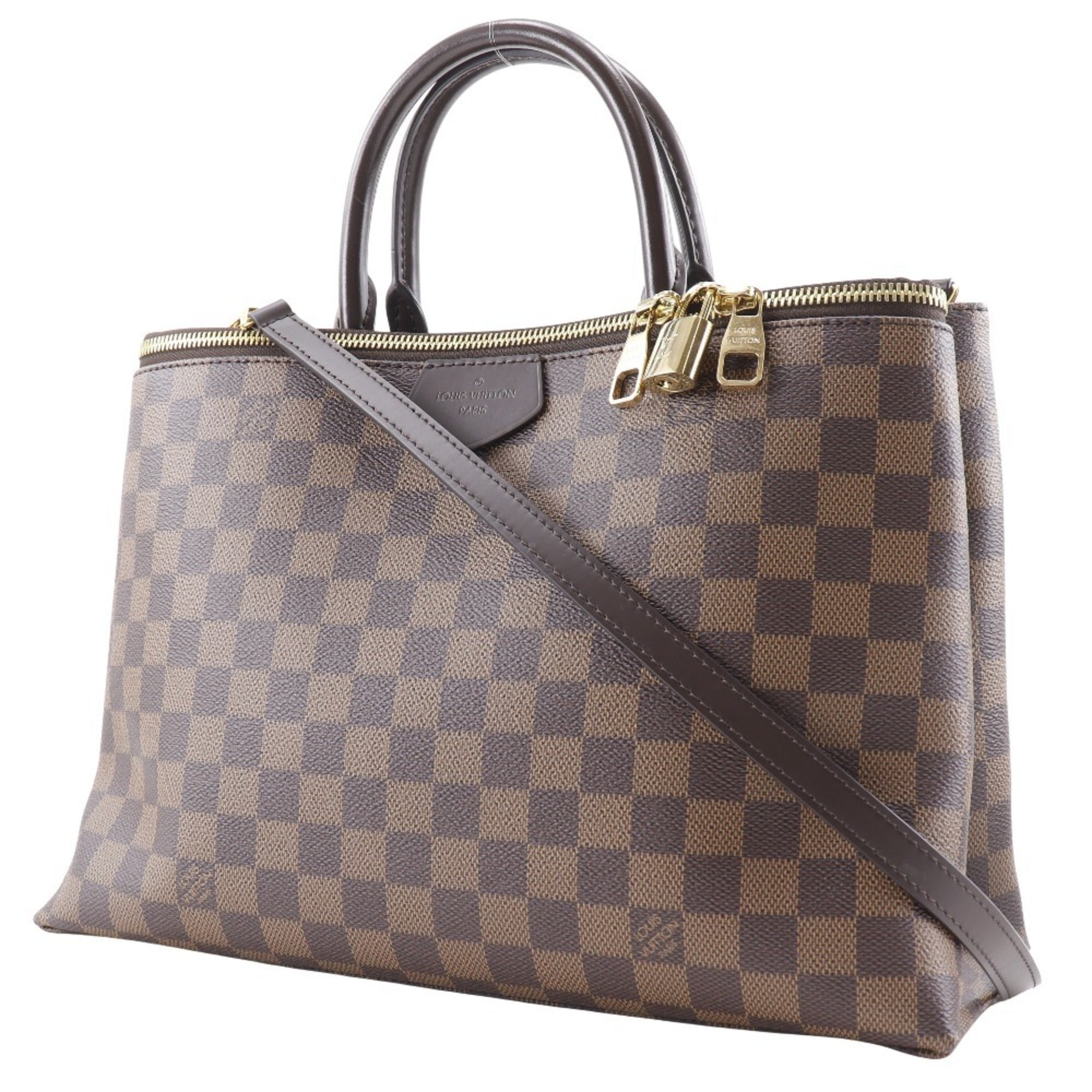 Louis Vuitton Brown Damier Canvas Handbag