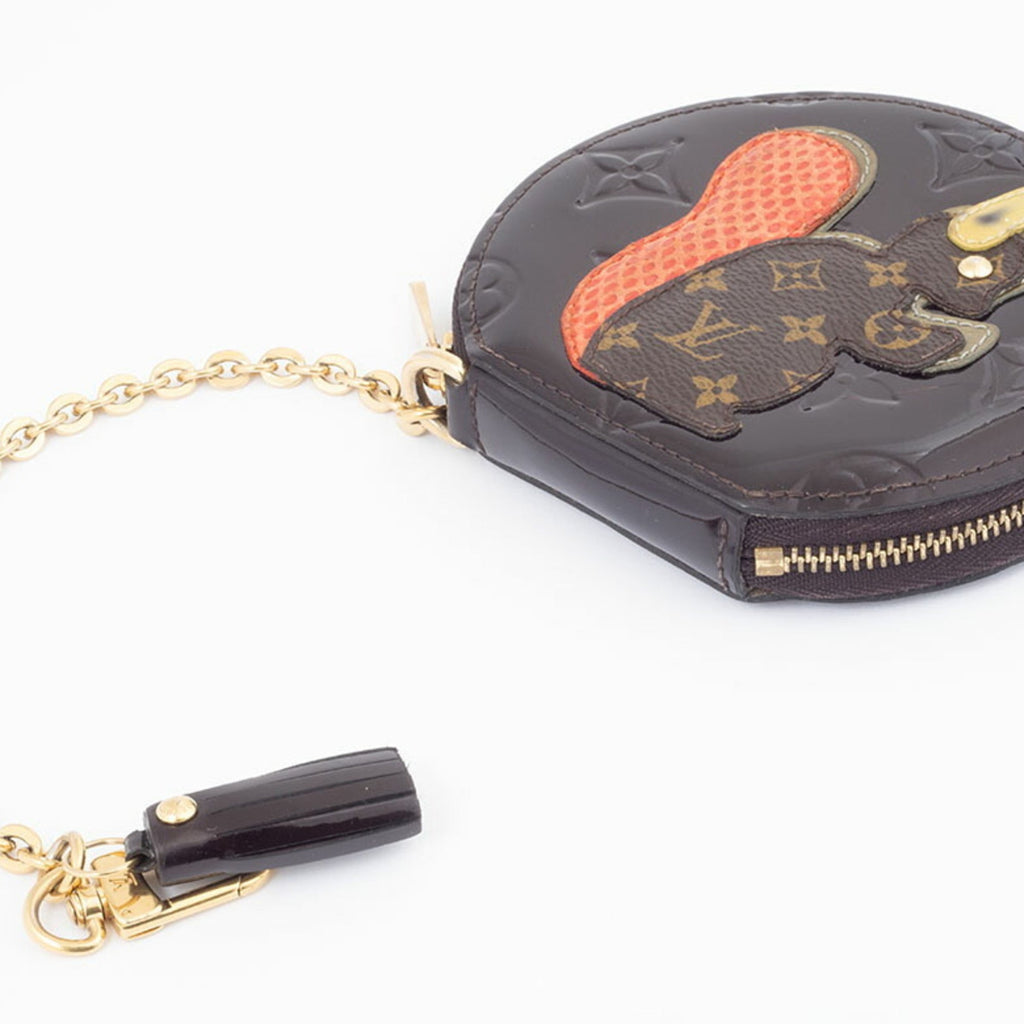 Louis Vuitton Monogram Vernis Amarante Monogram Vernis Coin Purse/Coin Case