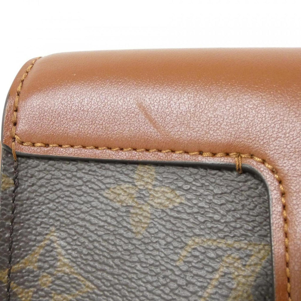 Louis Vuitton Caramel Marron Coated Canvas Leather Shoulder Bag
