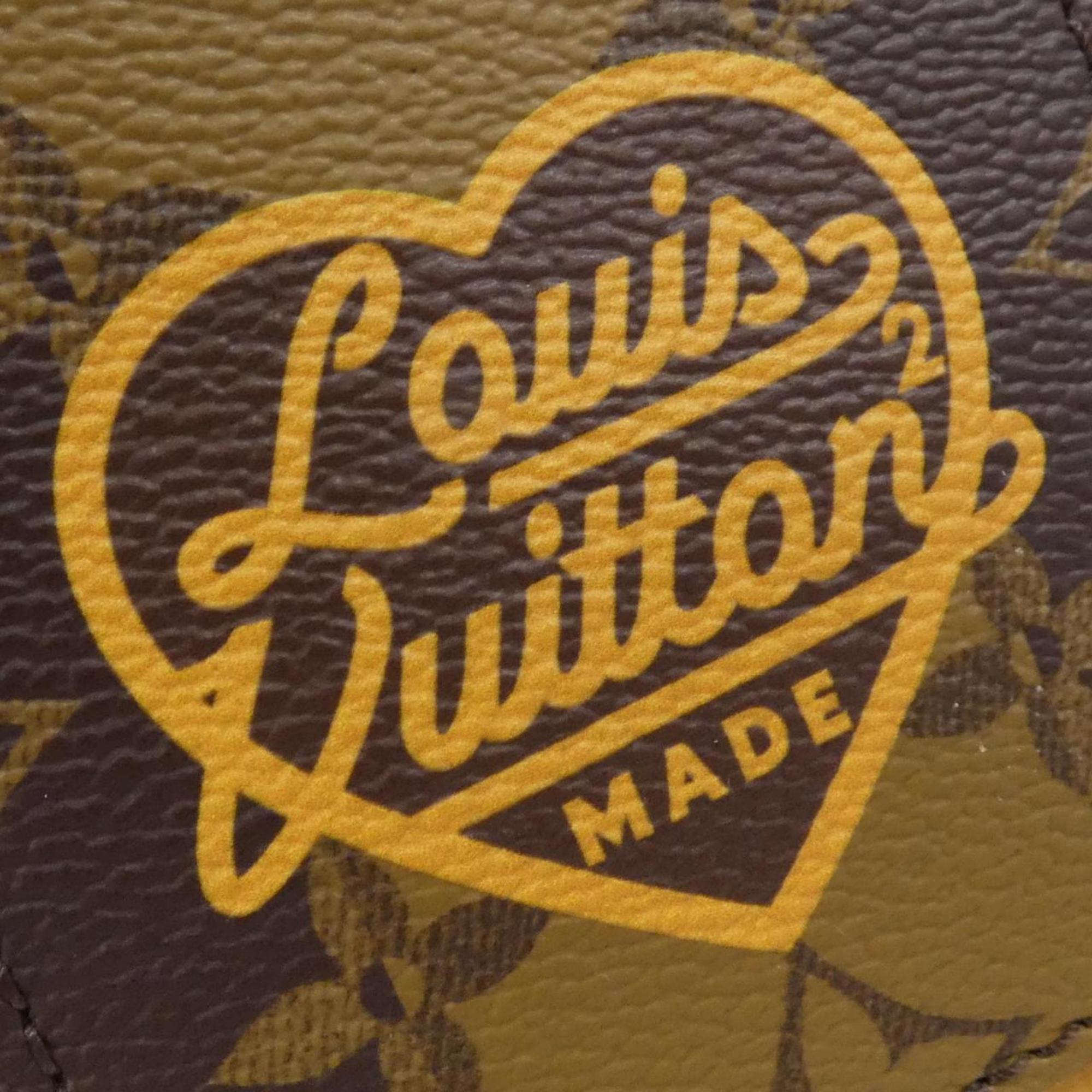 Louis Vuitton Brown Coated Canvas Shoulder Bag