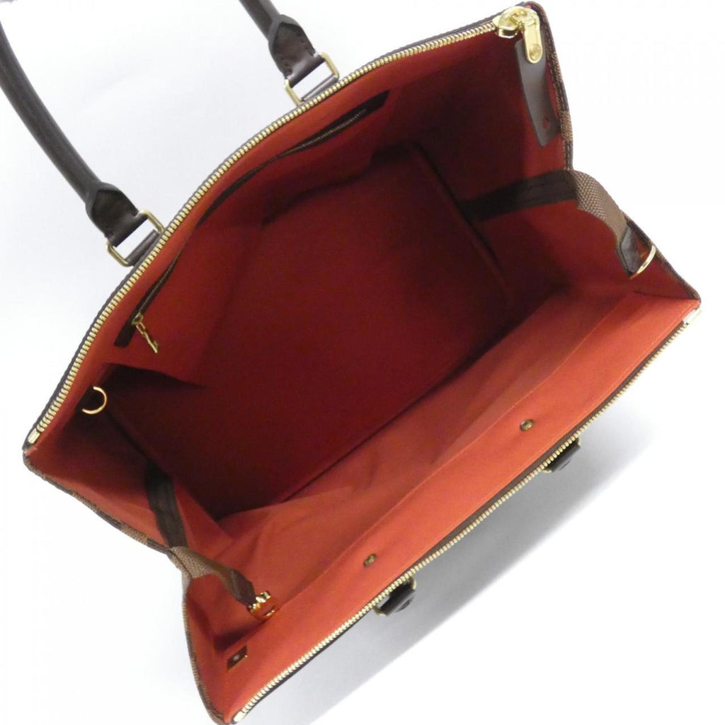 Louis Vuitton Damier Ebene Coated Canvas Boston Bag