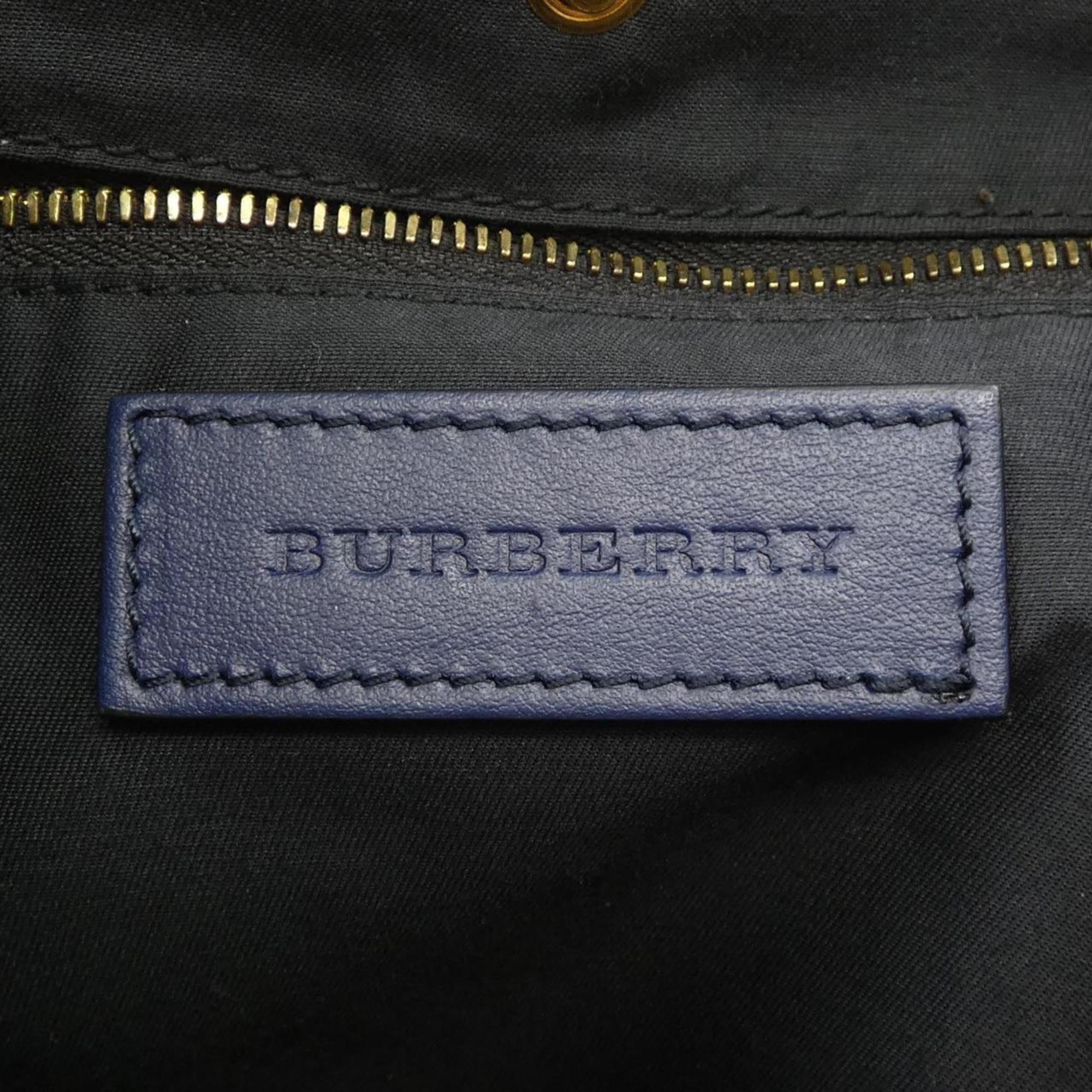 Burberry Blue Navy Pink Handbag