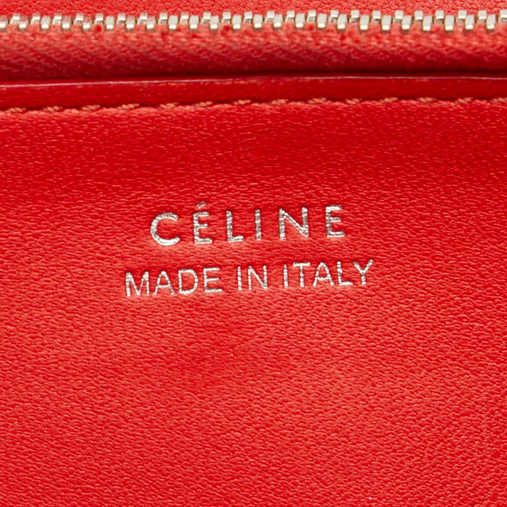 Celine Beige Leather Coin Purse/Coin Case
